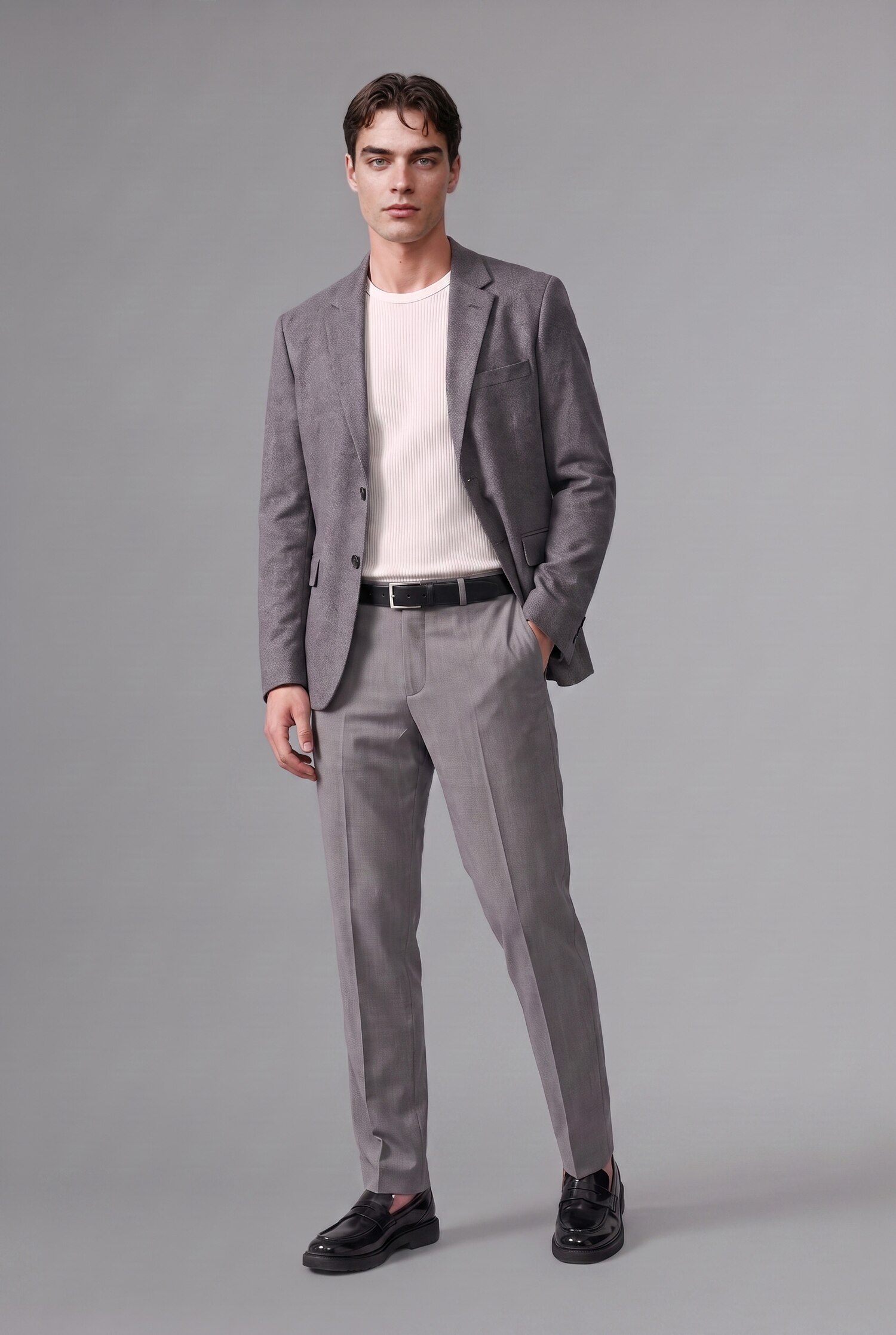 DeFacto Slim Fit Dokulu Blazer Ceket görsel 2