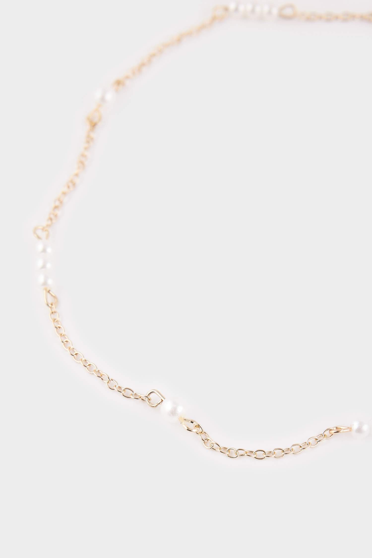 Kadın Kalp Detaylı 5'li Kolye Seti