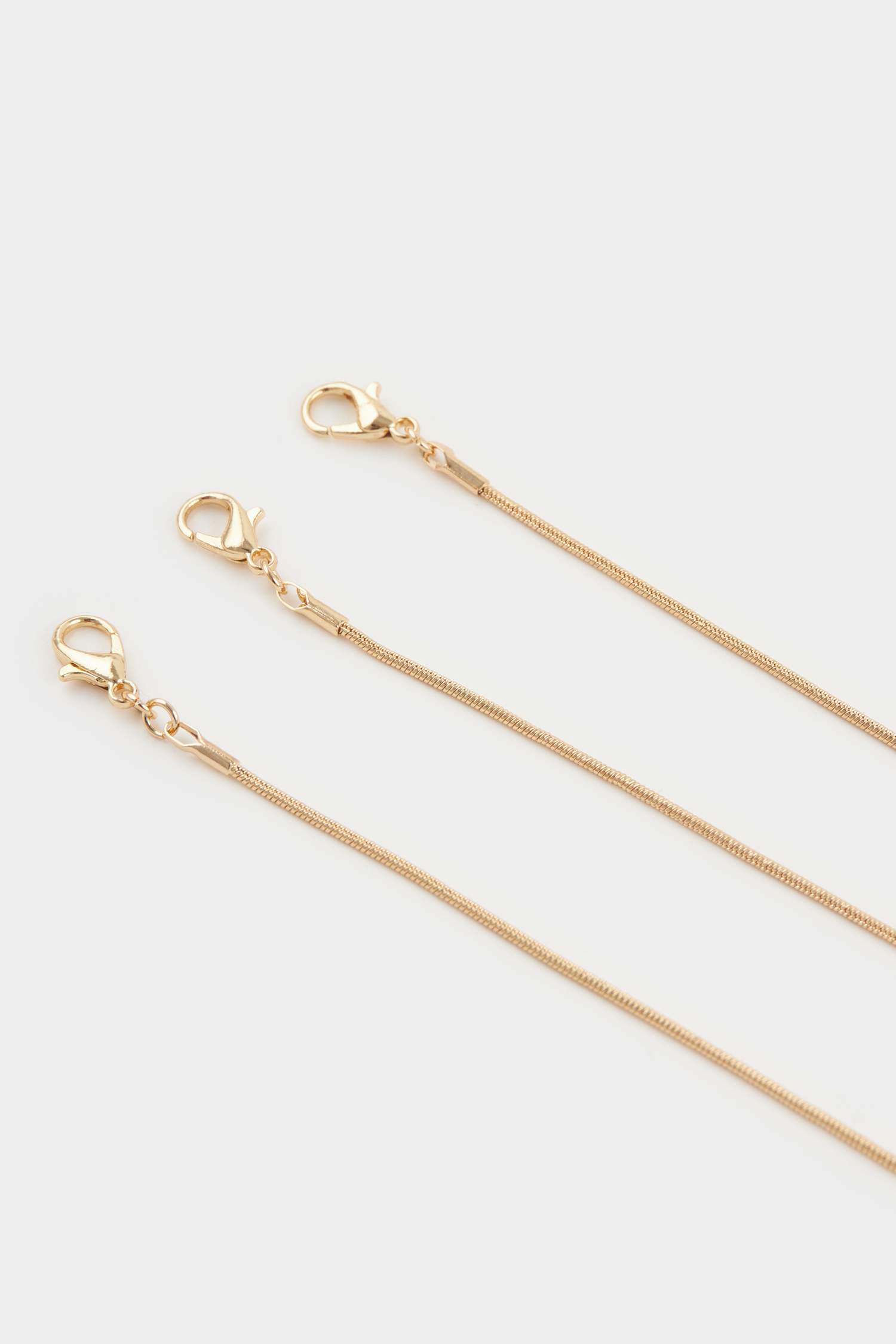 Kadın Yılan Temalı Gold Y Kolye