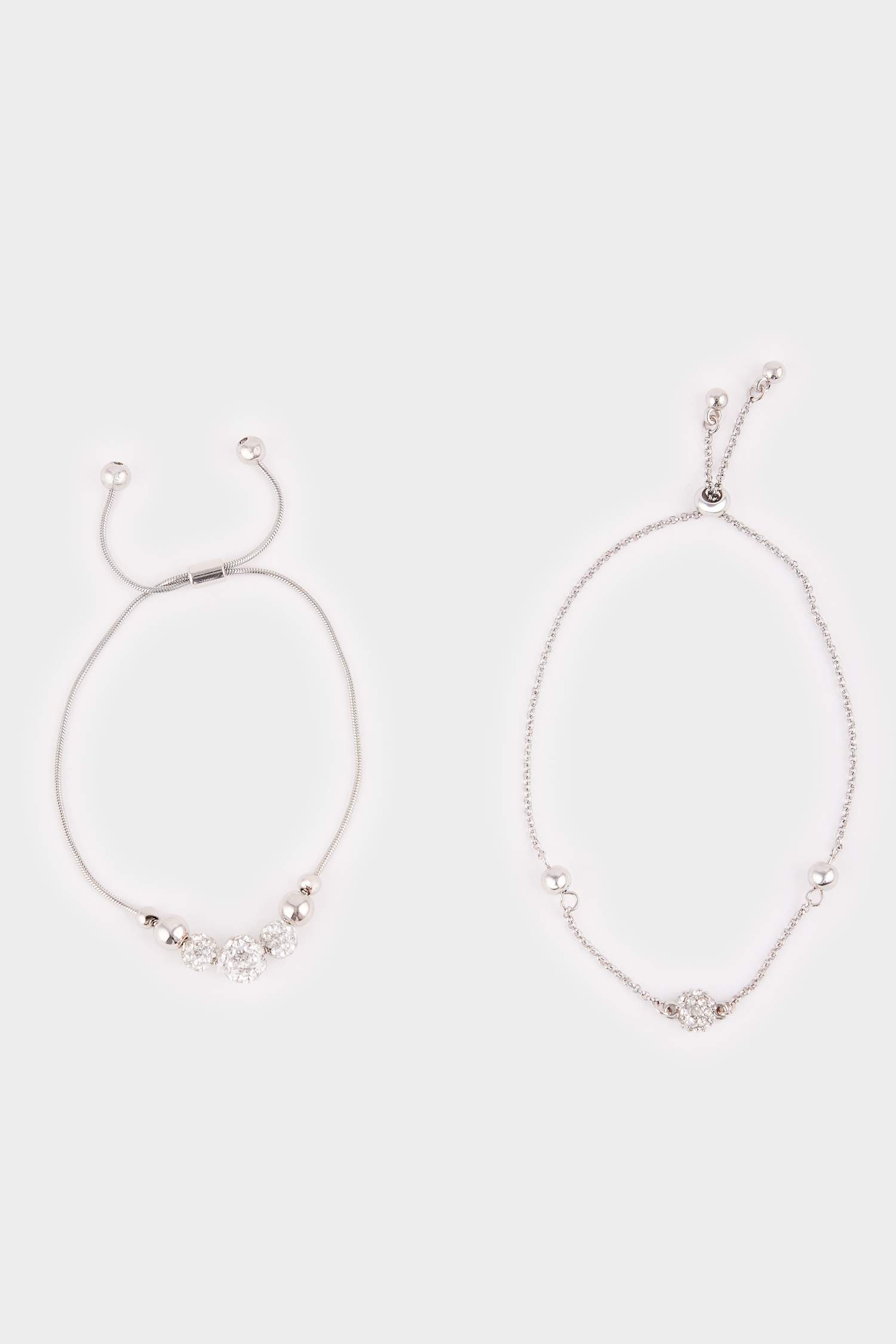 Kadın Silver Asansörlü Ayarlanabilir Bileklik