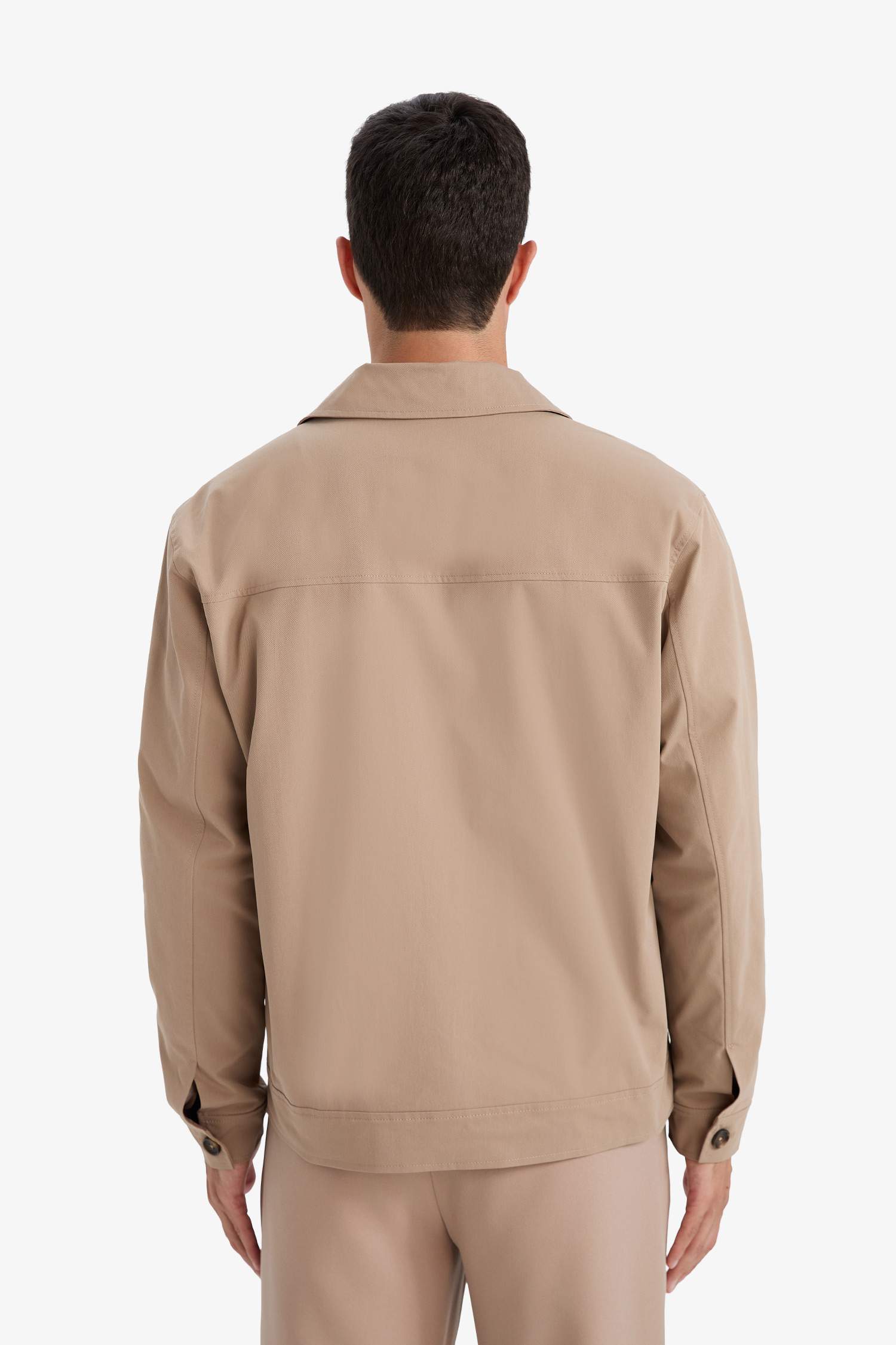 Regular Fit Lined Puffer Jacket