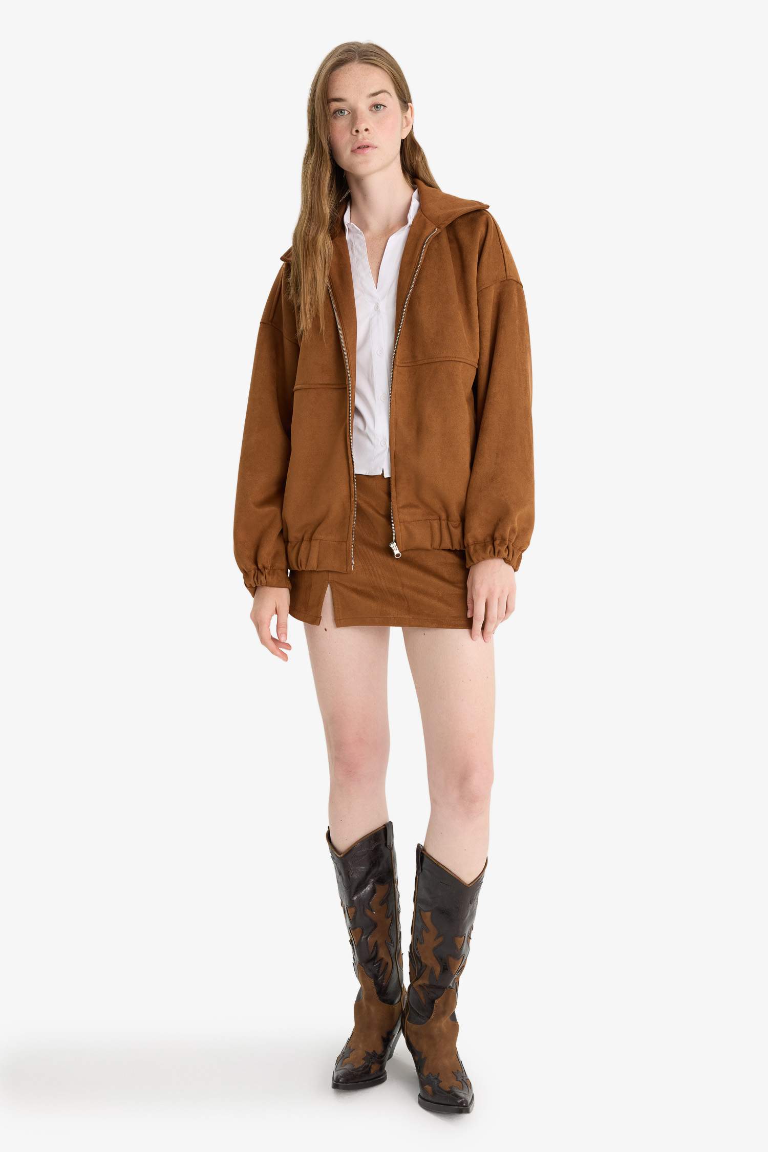 جاكيت بومبر شمواه بسحاب