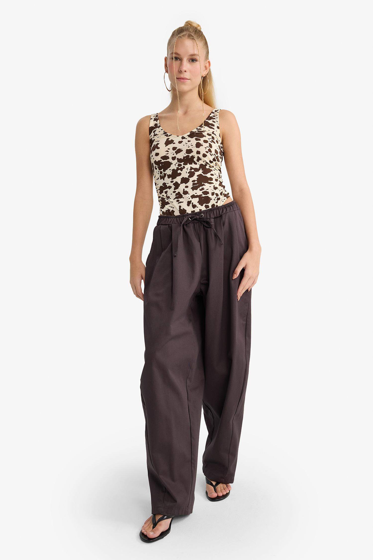 Coool Baggy Fit Normal Bel Gabardin Pantolon