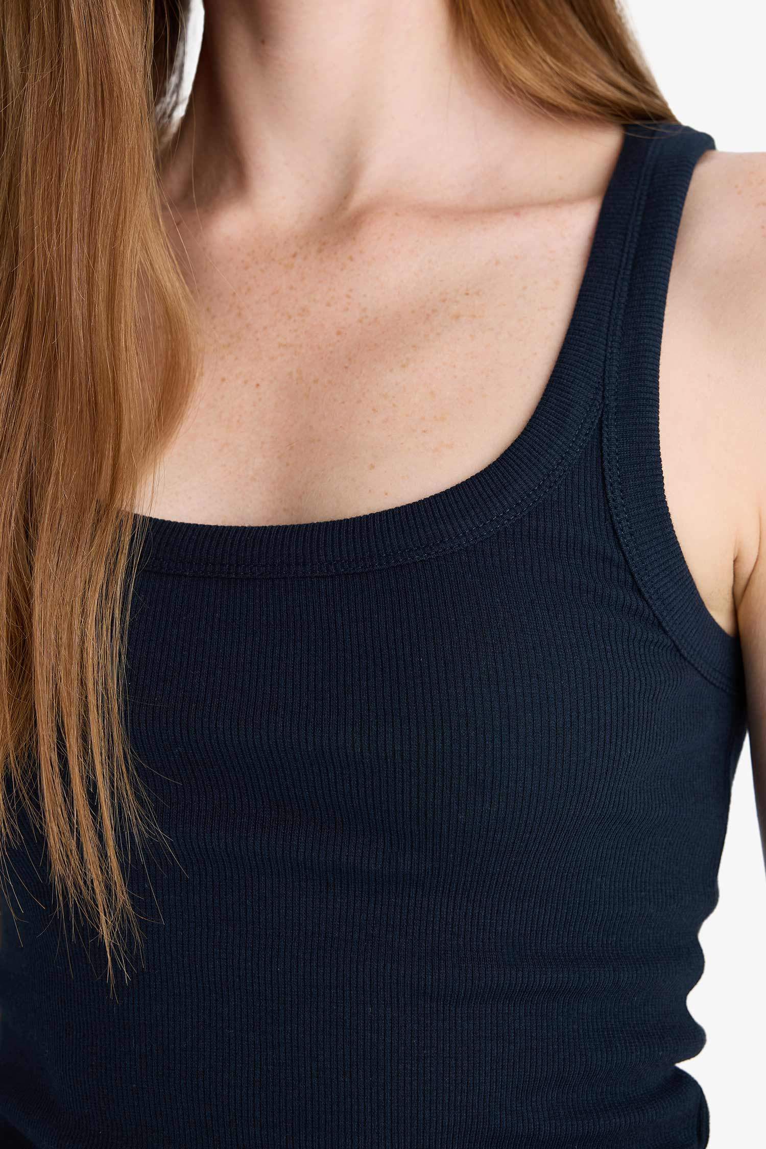 كيمونه سليم فيت مضلع مخصر بياخة U