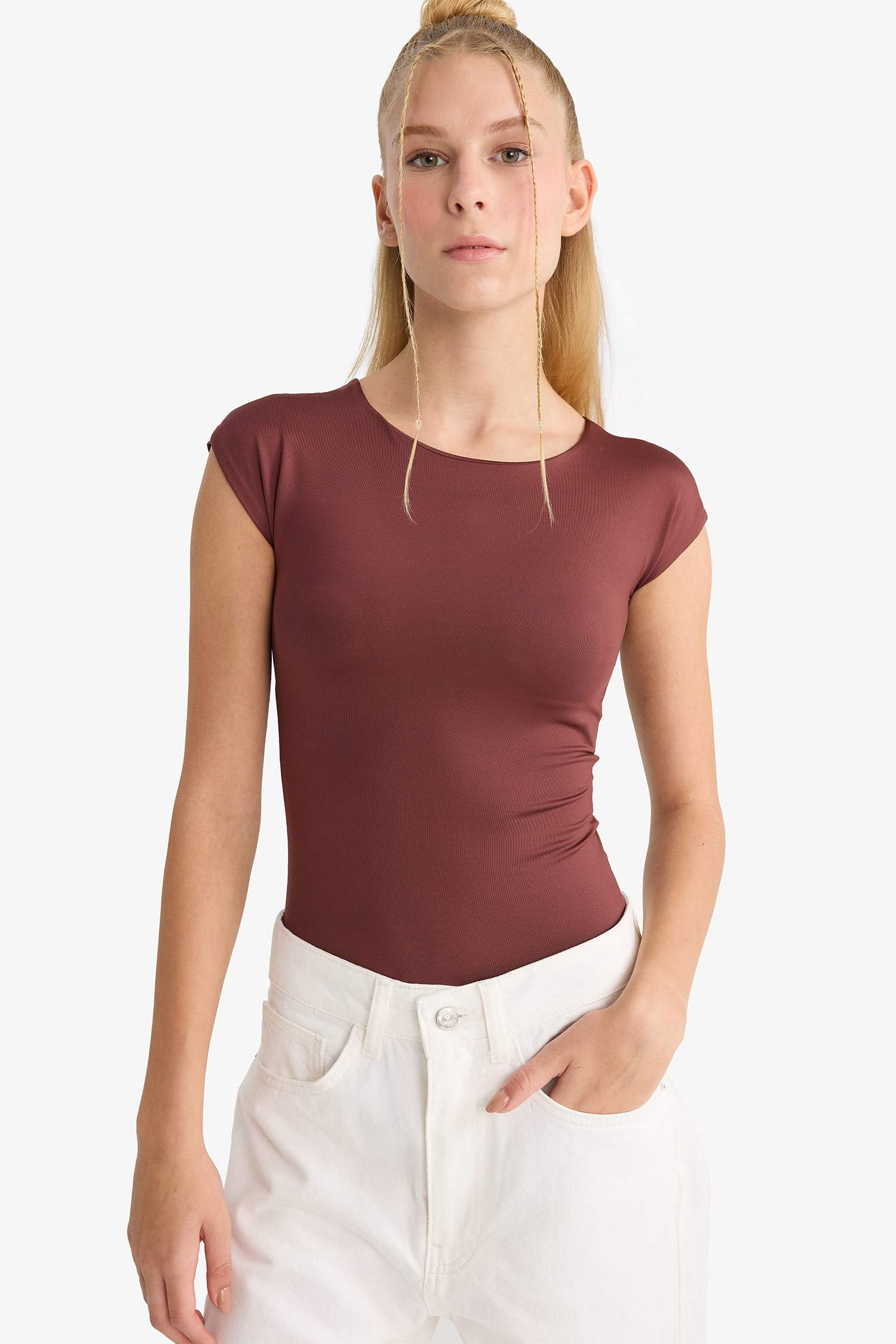 Coool Basic Düz Kolsuz Çıtçıtlı Body