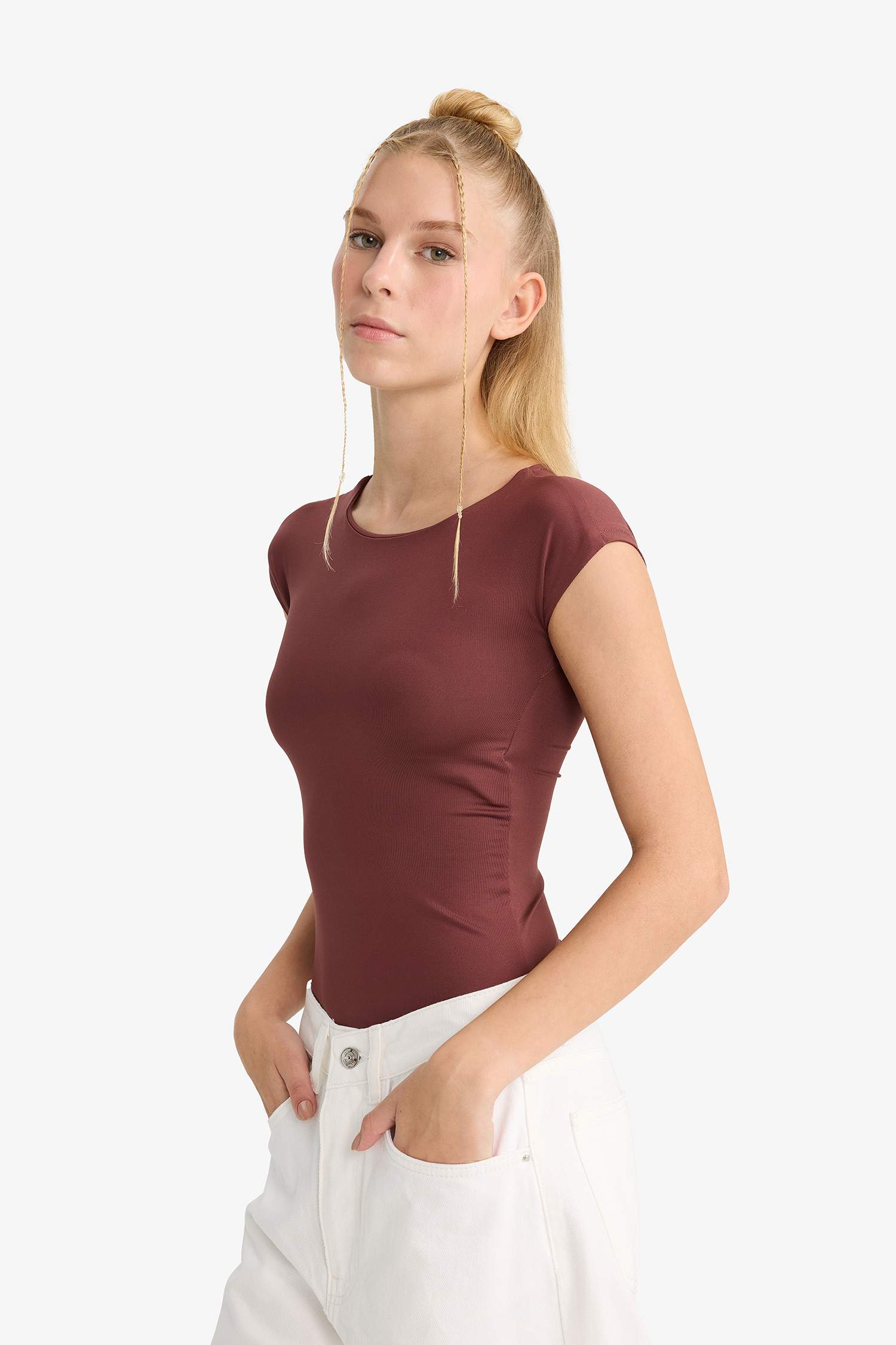 Coool Basic Düz Kolsuz Çıtçıtlı Body