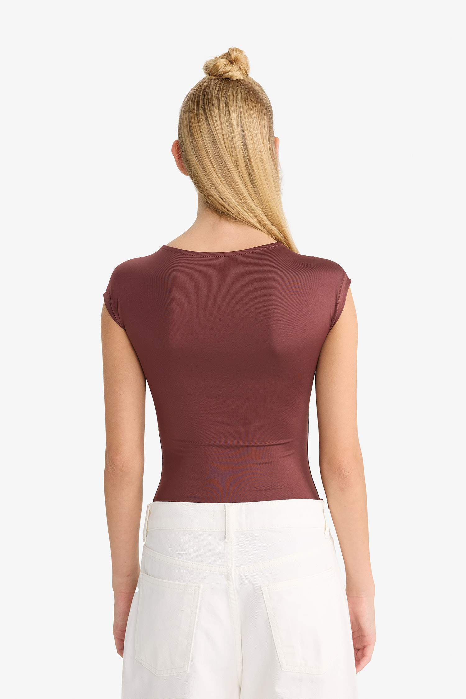 Coool Basic Düz Kolsuz Çıtçıtlı Body