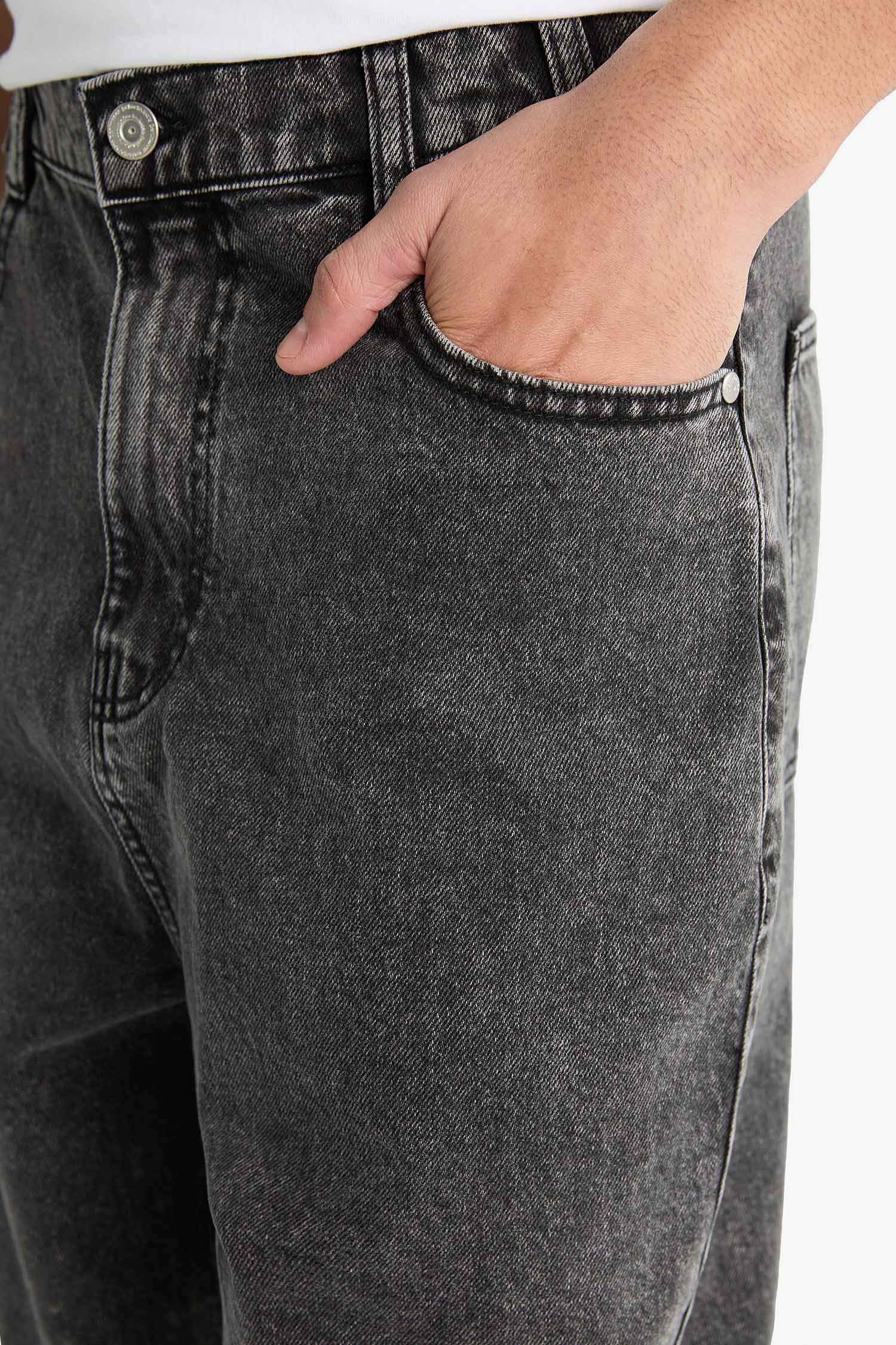 Balloon Fit кең балақты джинс шалбар