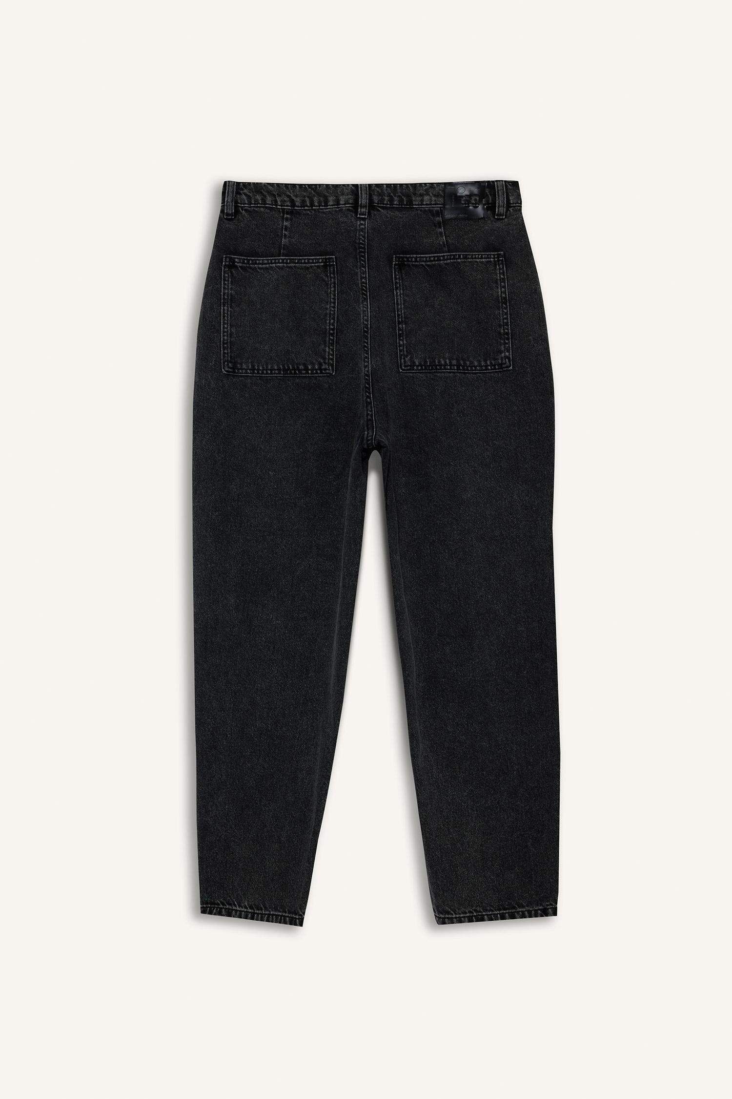 Balloon Fit кең балақты джинс шалбар