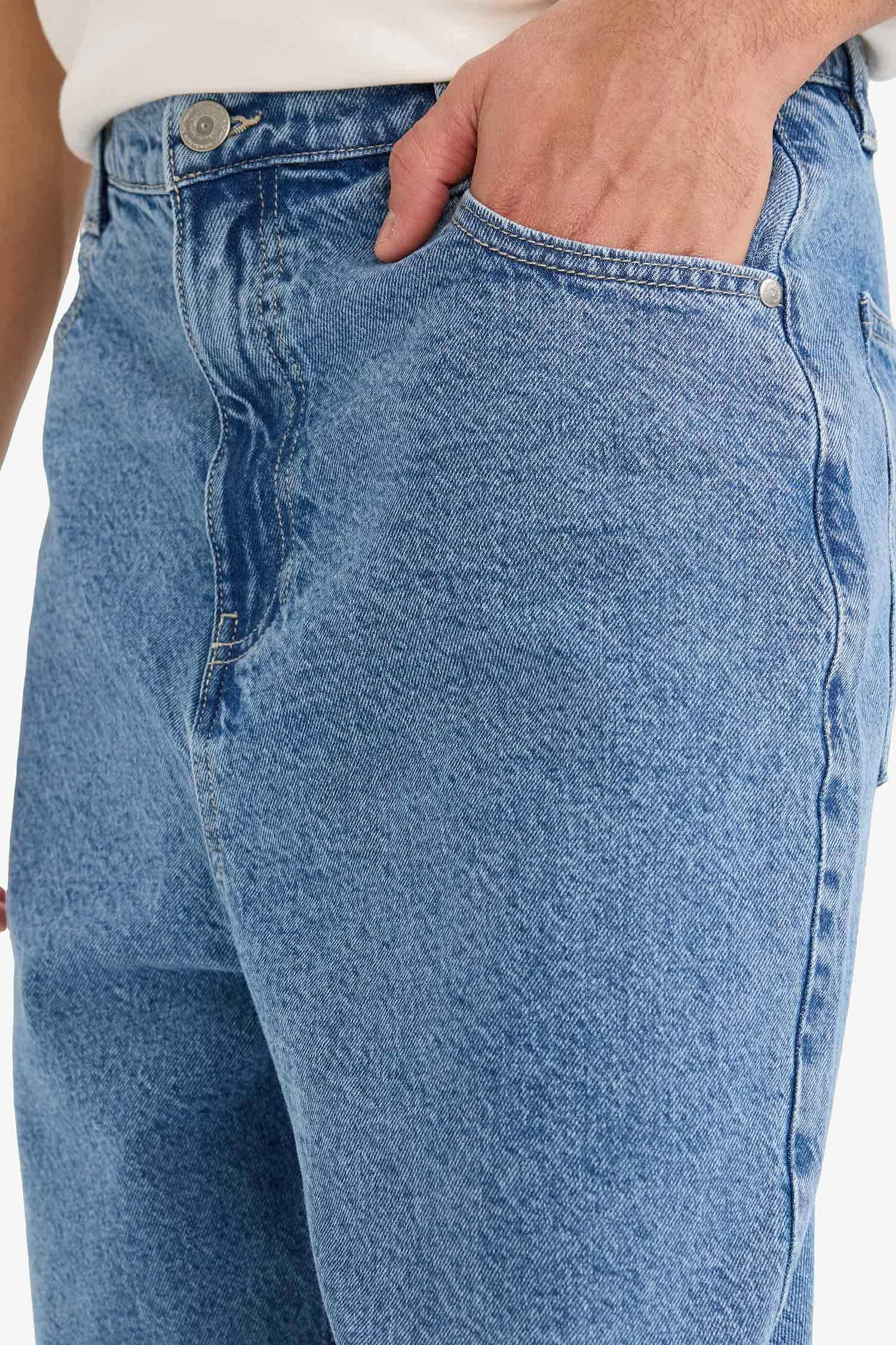 Balloon Fit кең балақты джинс шалбар