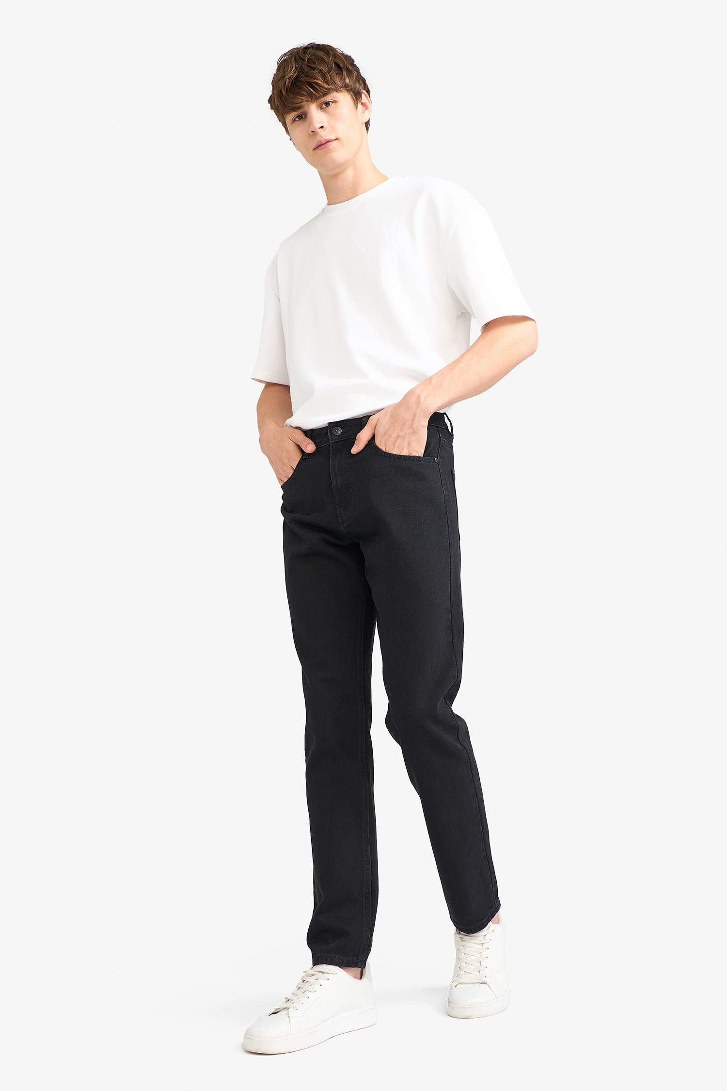 Regular Tapered Fit түзу балақты джинс шалбар