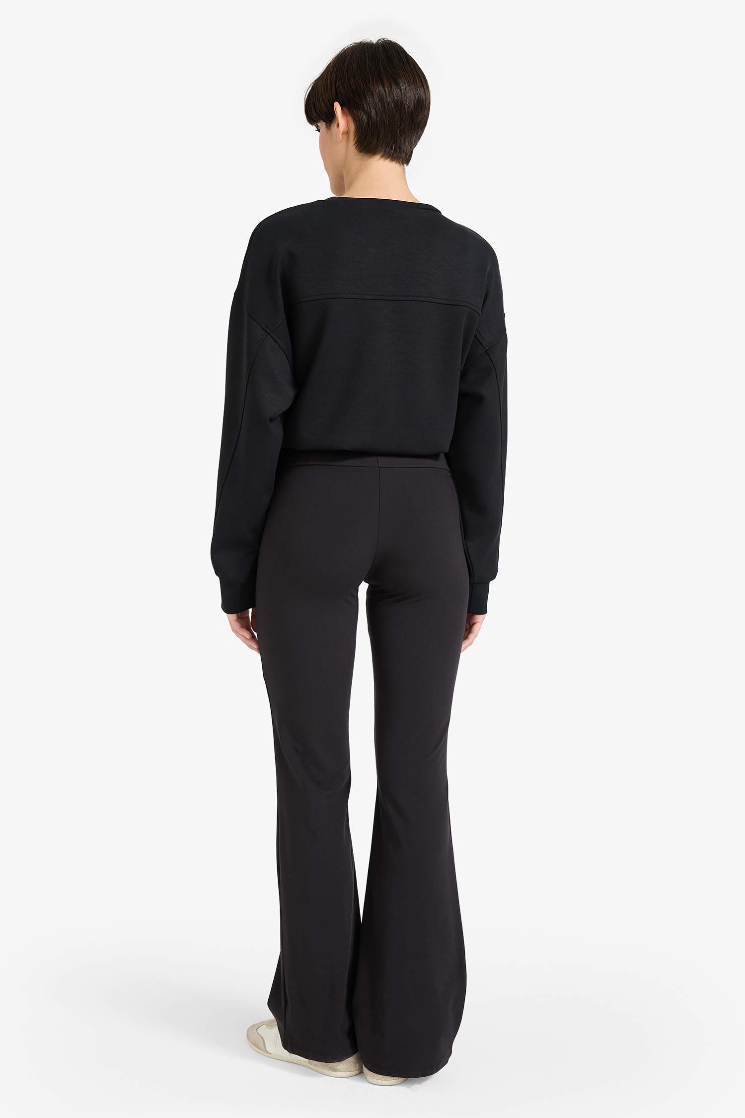 Yumuşak Dokulu İspanyol Paça Pantolon-Fall in Love Loungewear