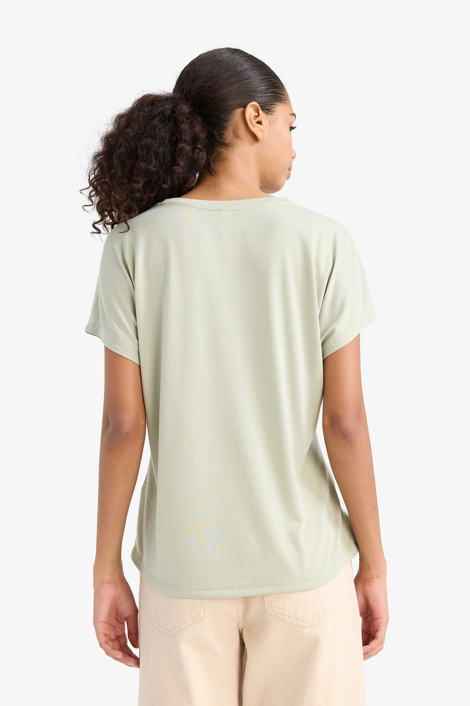 Crew Neck Floral Short Sleeve T-Shirt