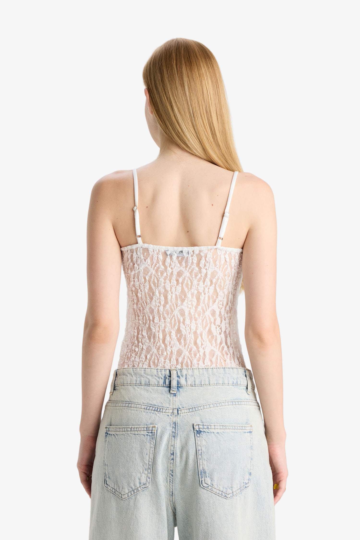 Coool Fitted Dantel Bodysuit