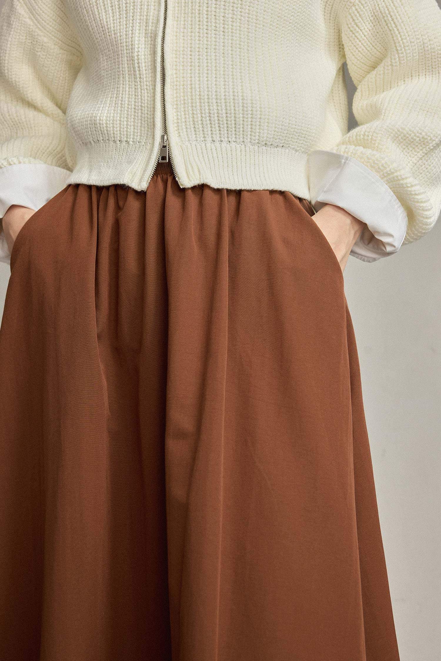 Beli Lastikli Cepli Maxi Etek