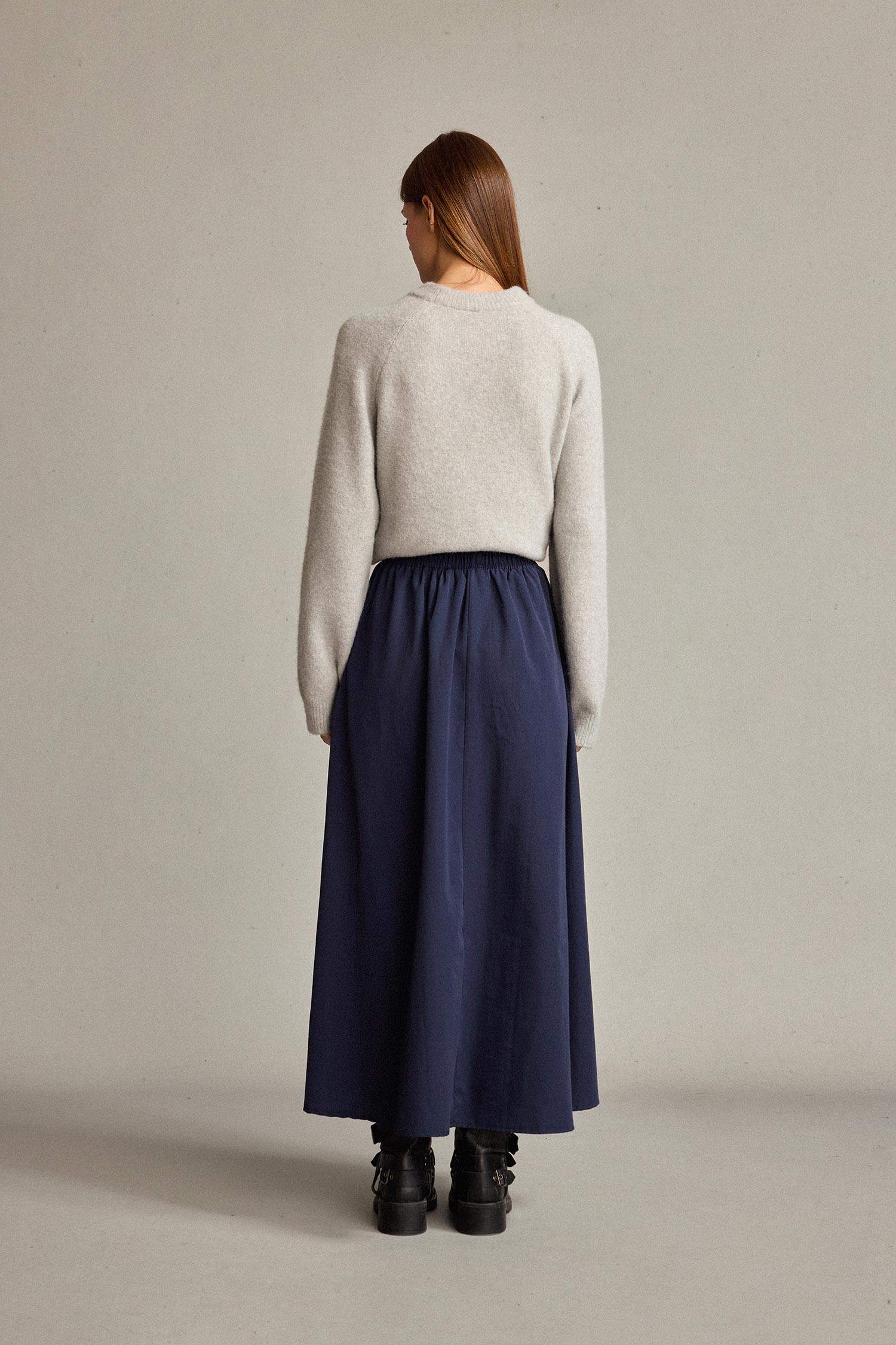 Beli Lastikli Cepli Maxi Etek