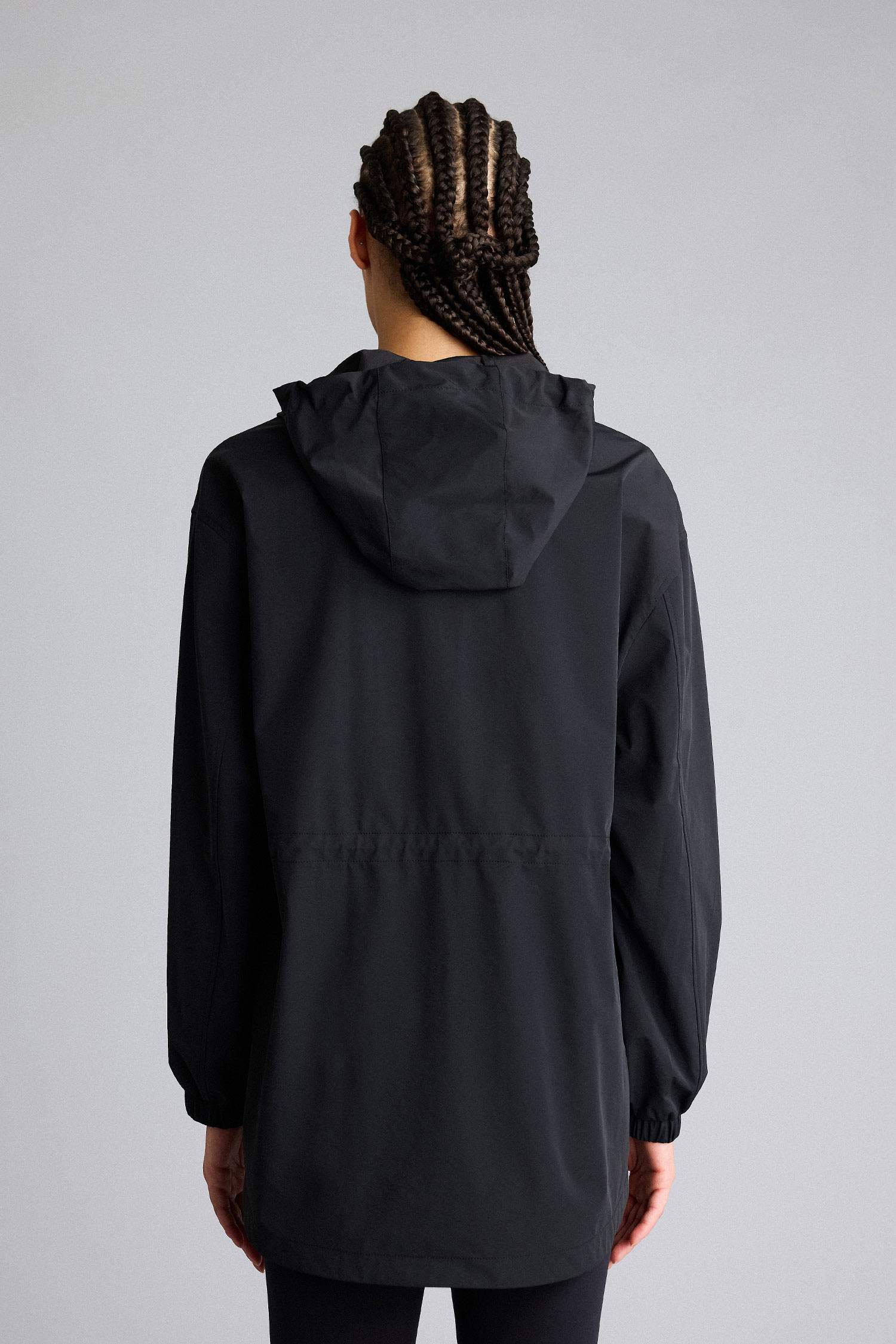 Ветрозащитный водоотталкивающий дождевик на молнии с капюшоном Regular Fit