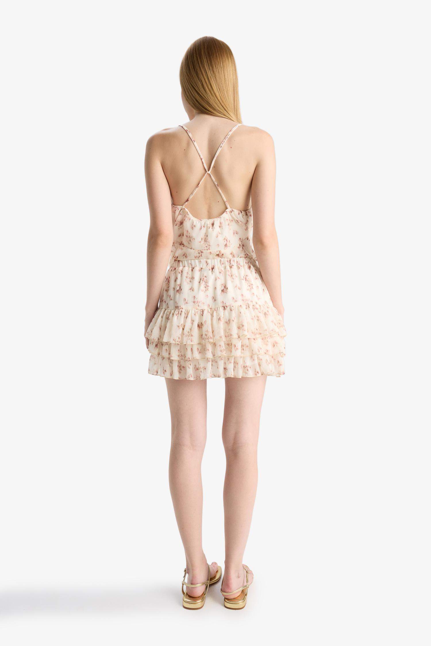 Coool гүл тоқылған астар қысқа ұзындық Тоқылған юбка