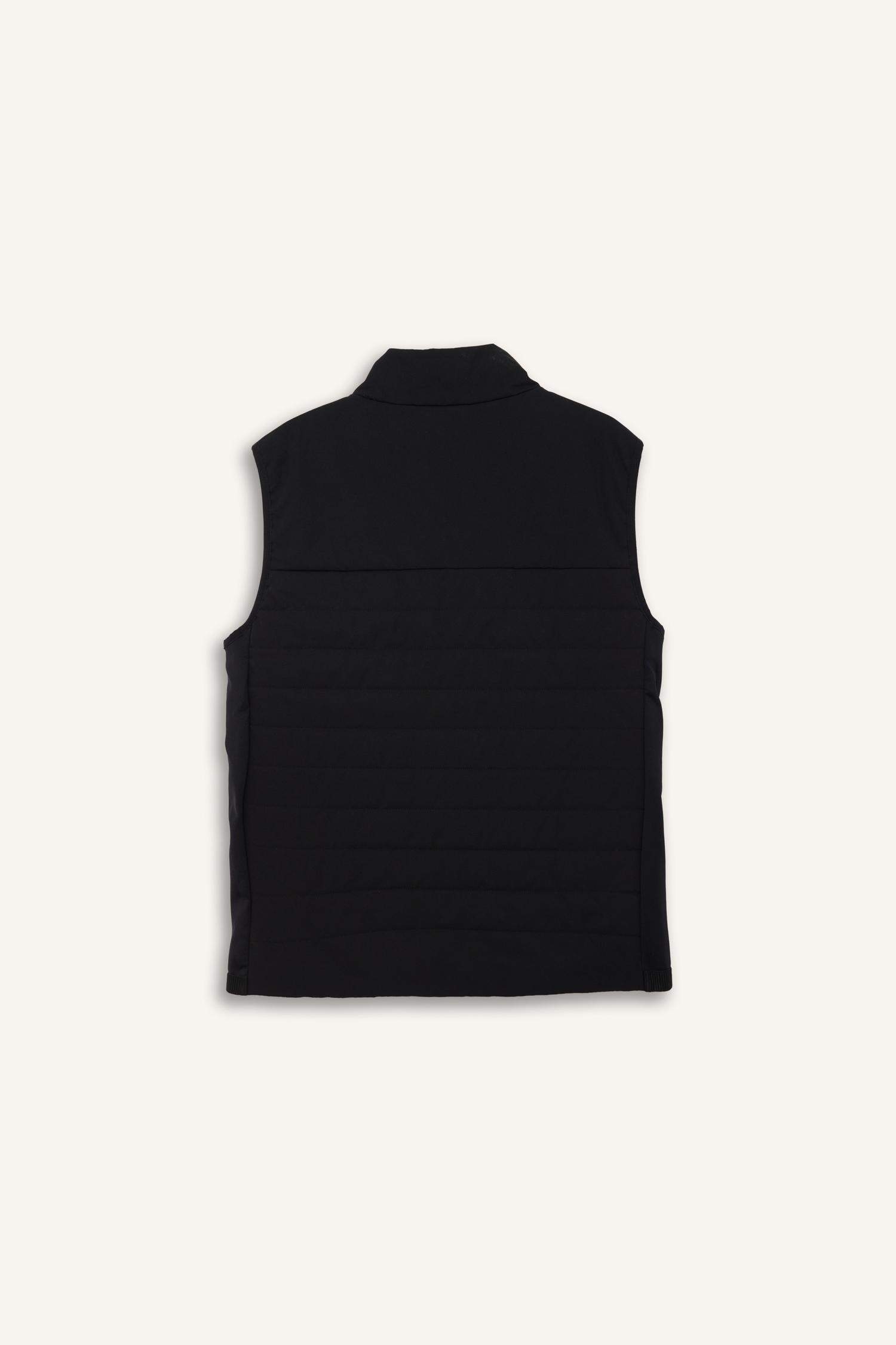 Regular Fit Half Turtleneck Vest