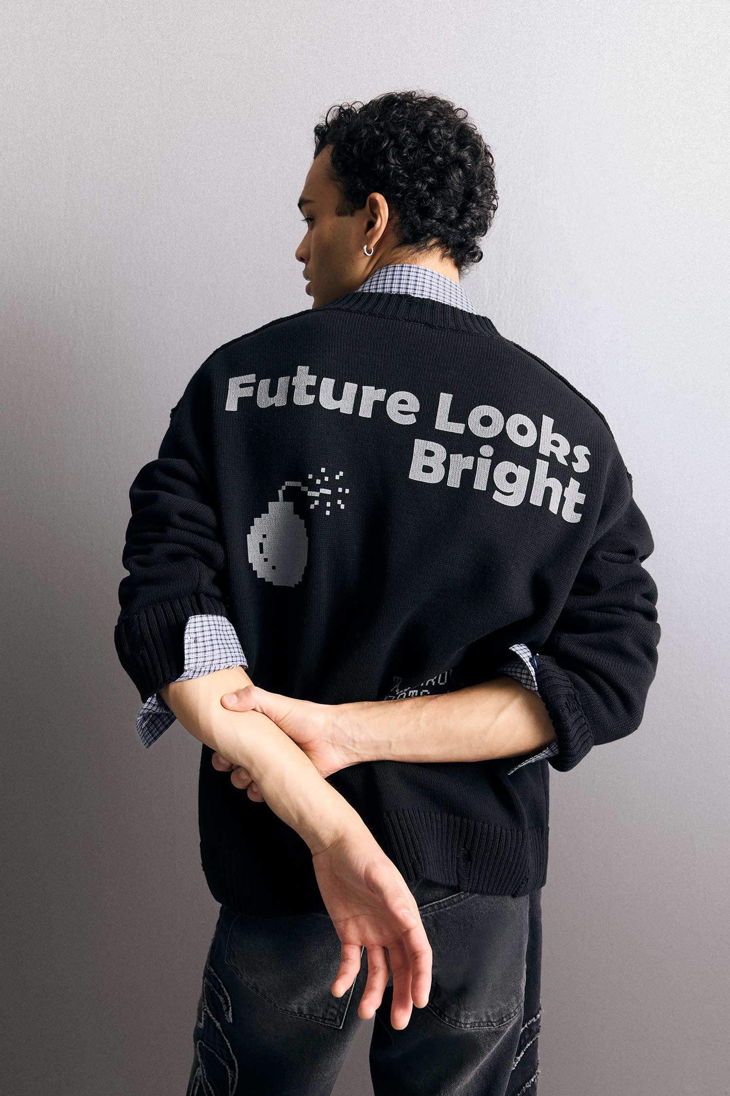 Oversize Geniş Kalıp Triko Kazak