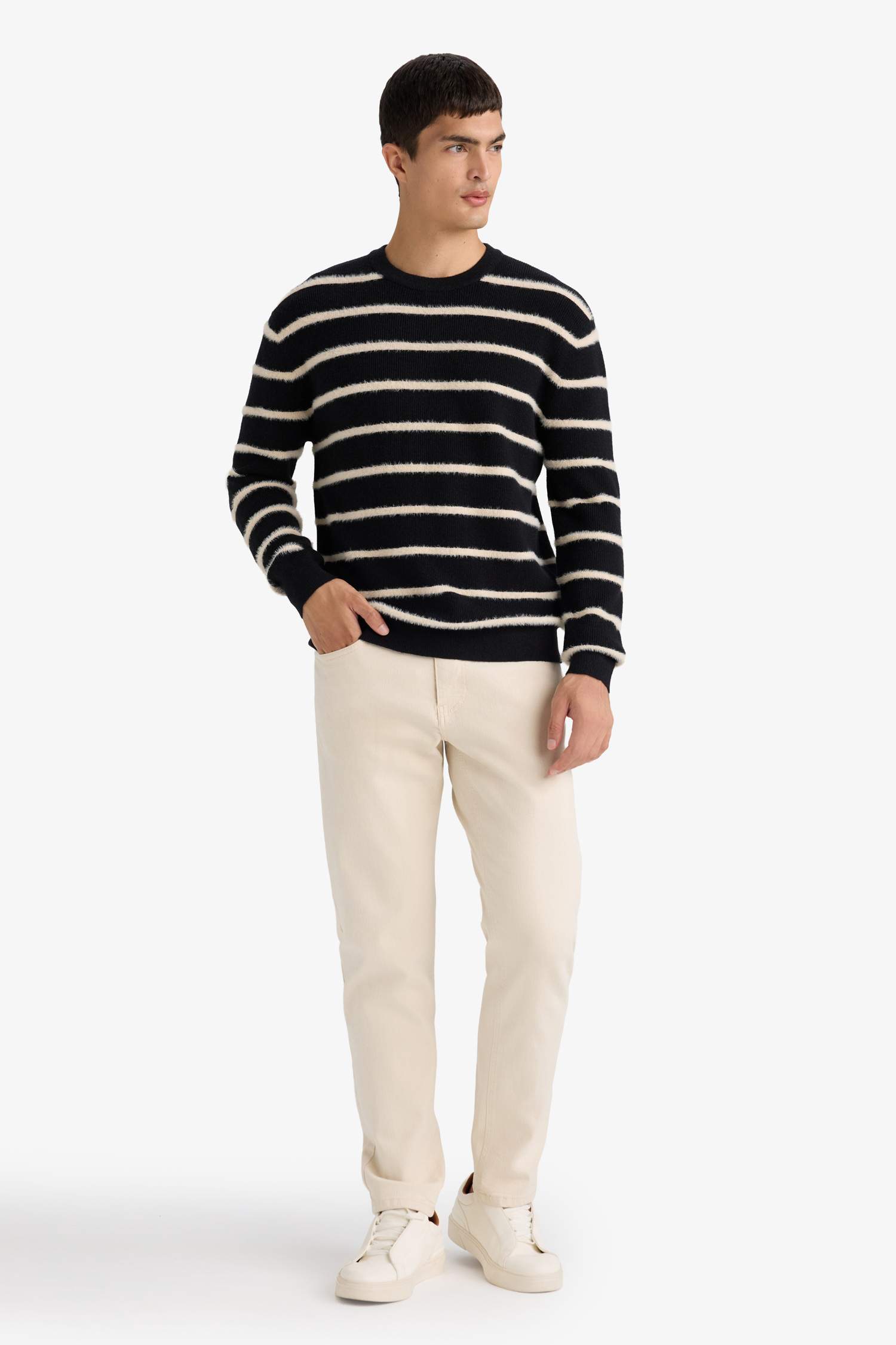 Standard Fit Crew Neck Knitwear Pullover