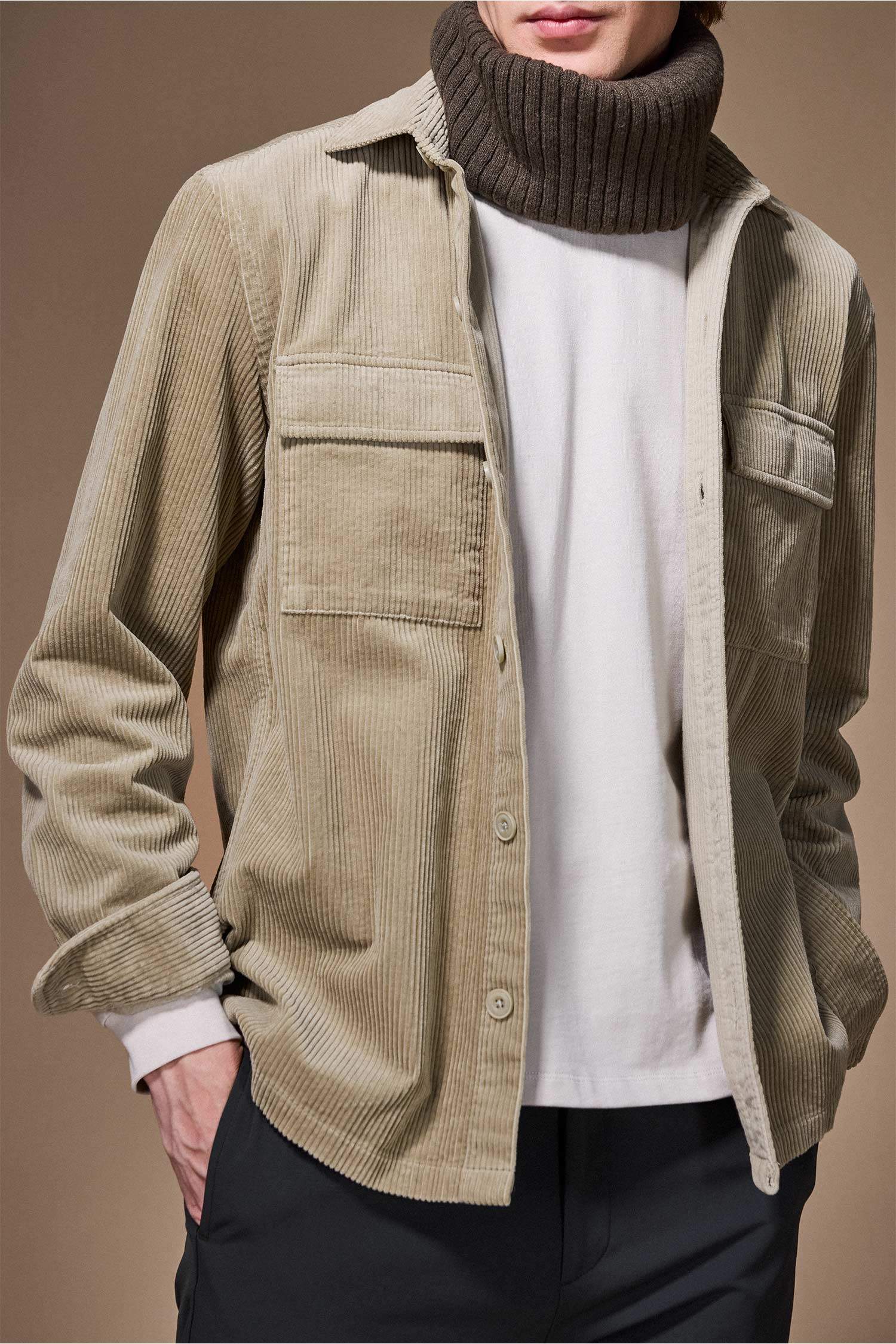 %100 Pamuk Kadife Gömlek