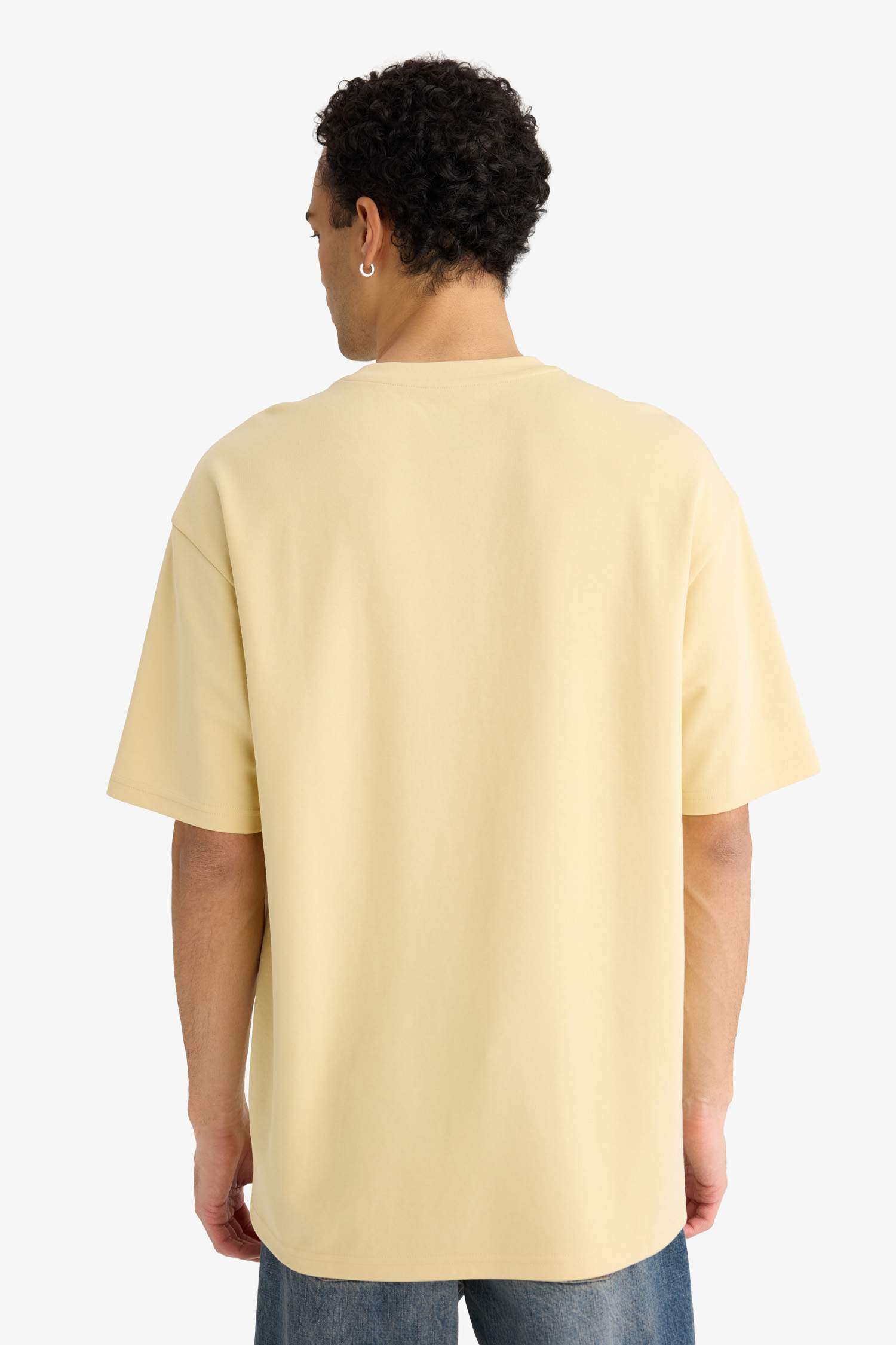 Boxy Fit Crew Neck Short Sleeve T-Shirt