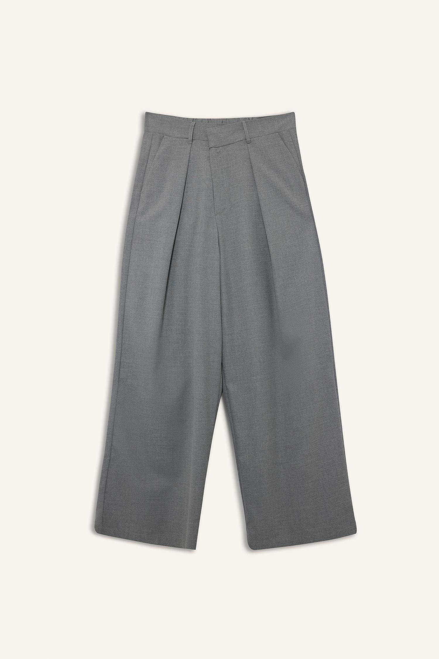 High Waist Wide Leg Trousers