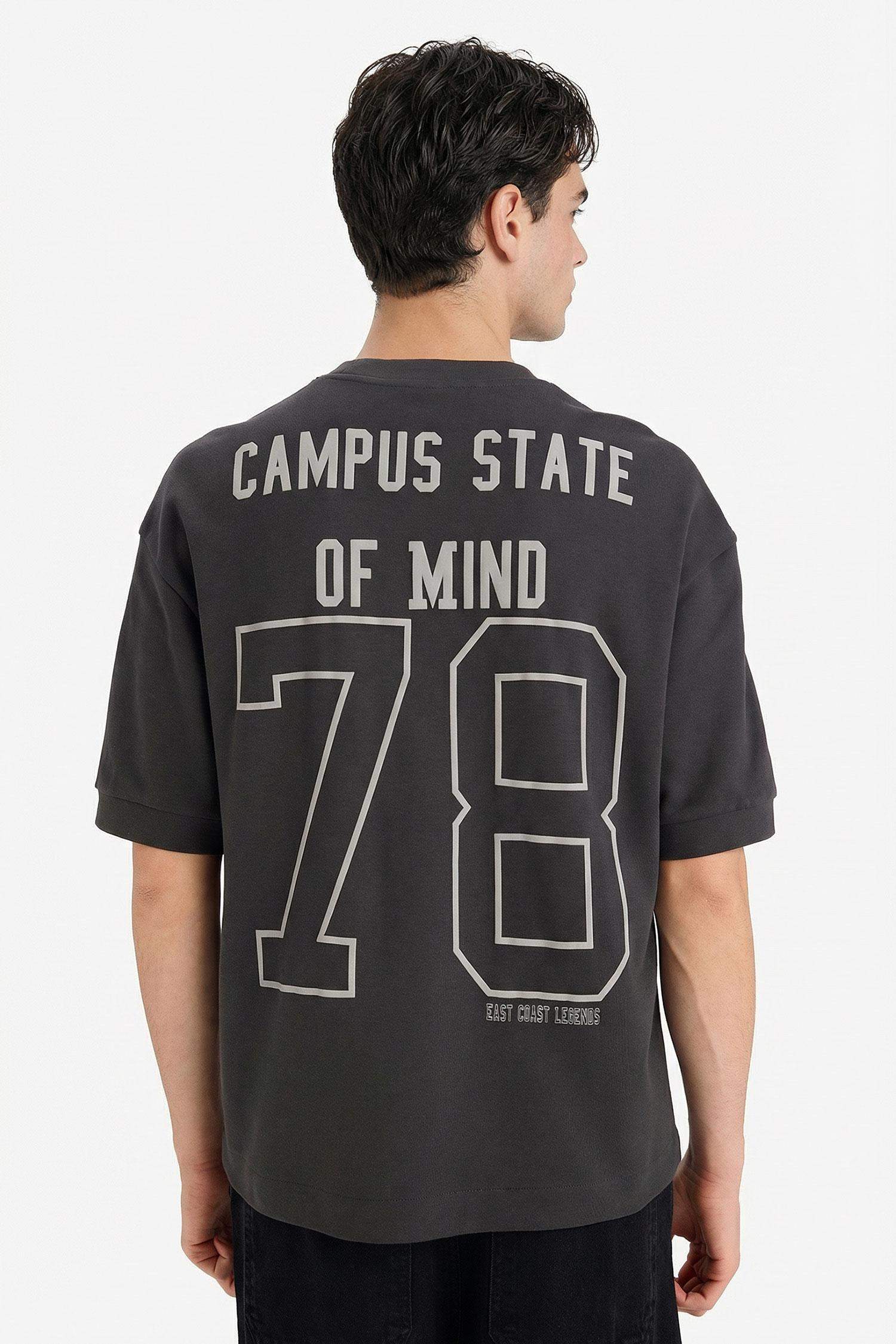 Дышащая футболка Loose Fit с принтом