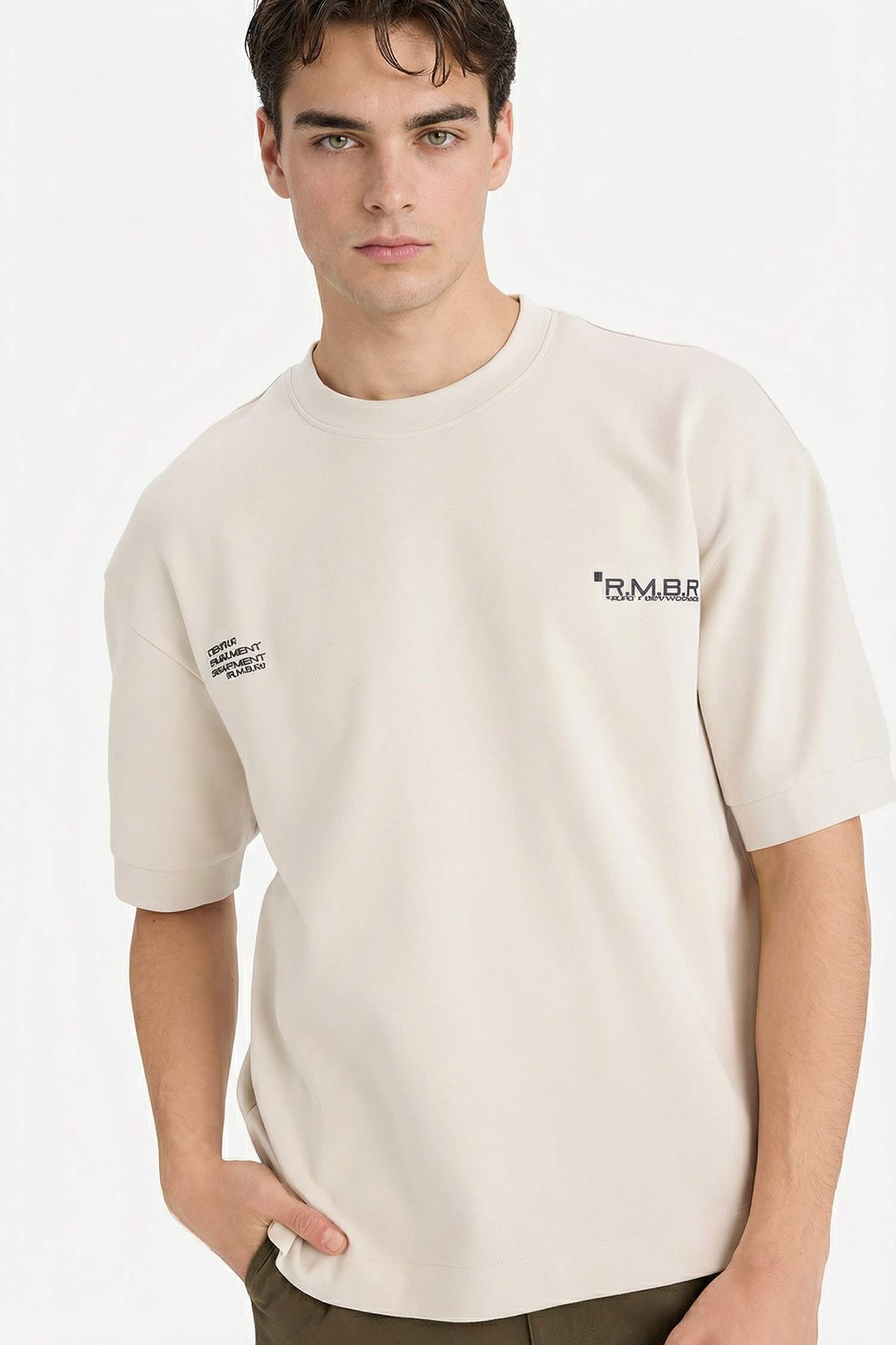 Дышащая футболка Loose Fit с принтом