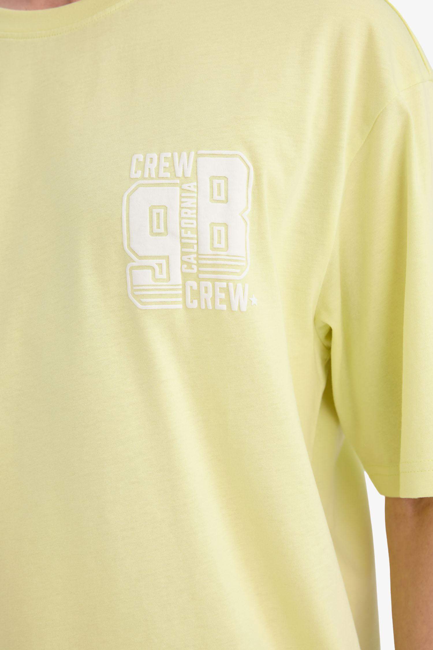 Футболка с принтом из 100% хлопка Boxy Fit