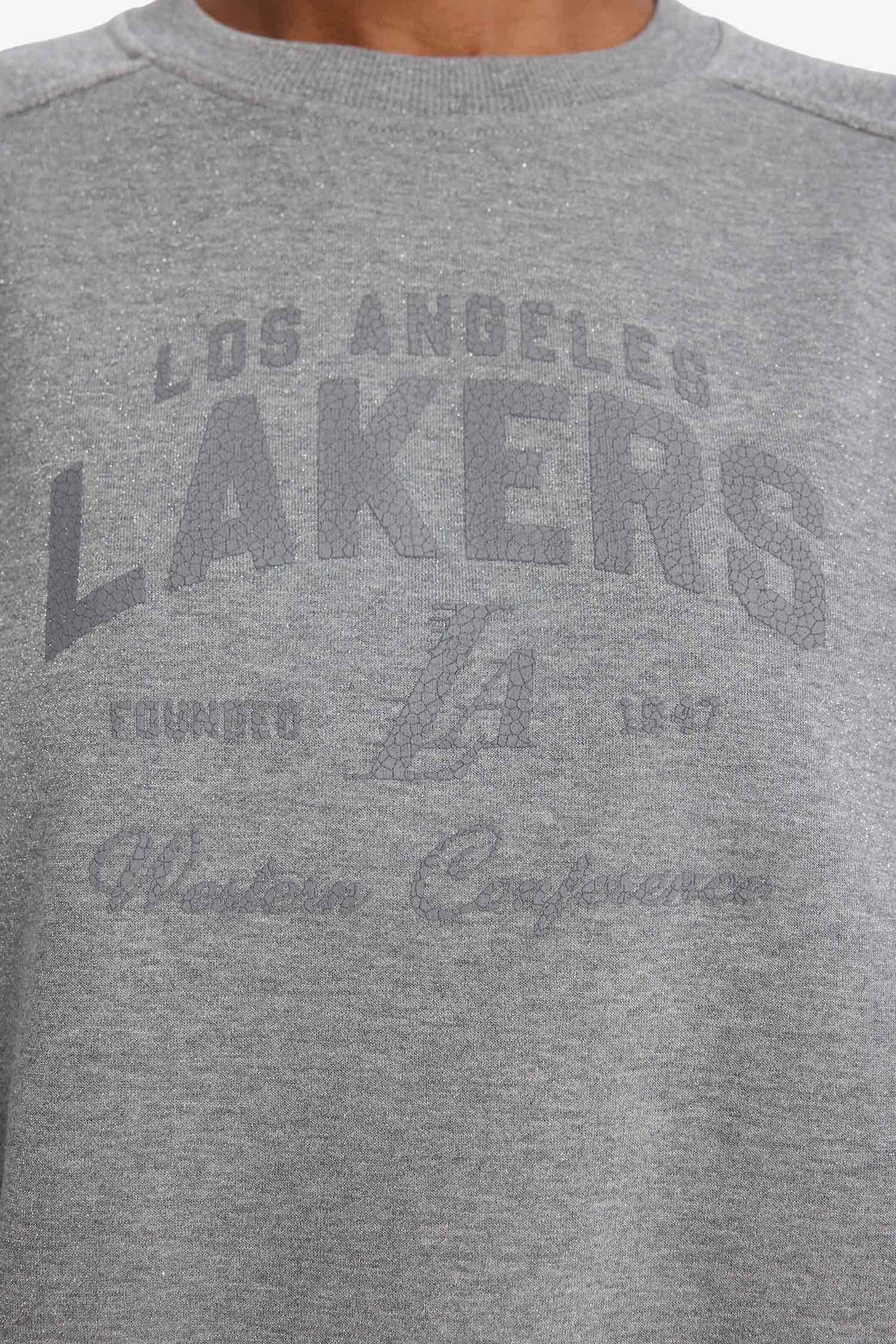 NBA Los Angeles Lakers Bisiklet Yaka Sweatshirt