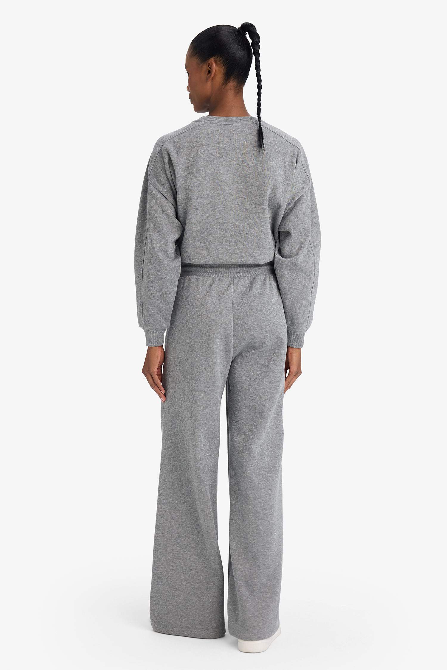 NBA Los Angeles Lakers Wide Leg Cepli Geniş Paça Standart Boy Eşofman Altı