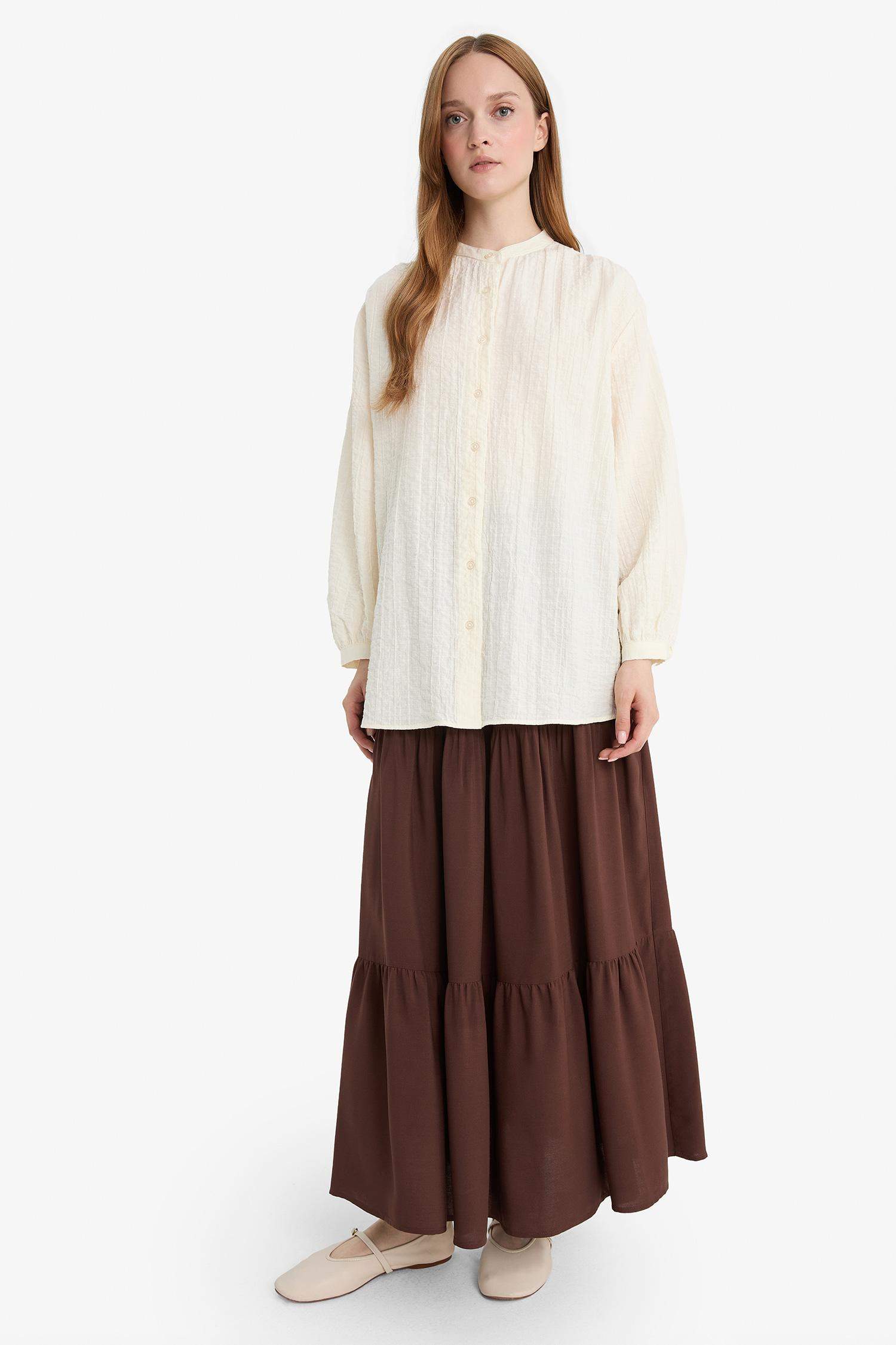 A Kesim Viskon Maxi Etek