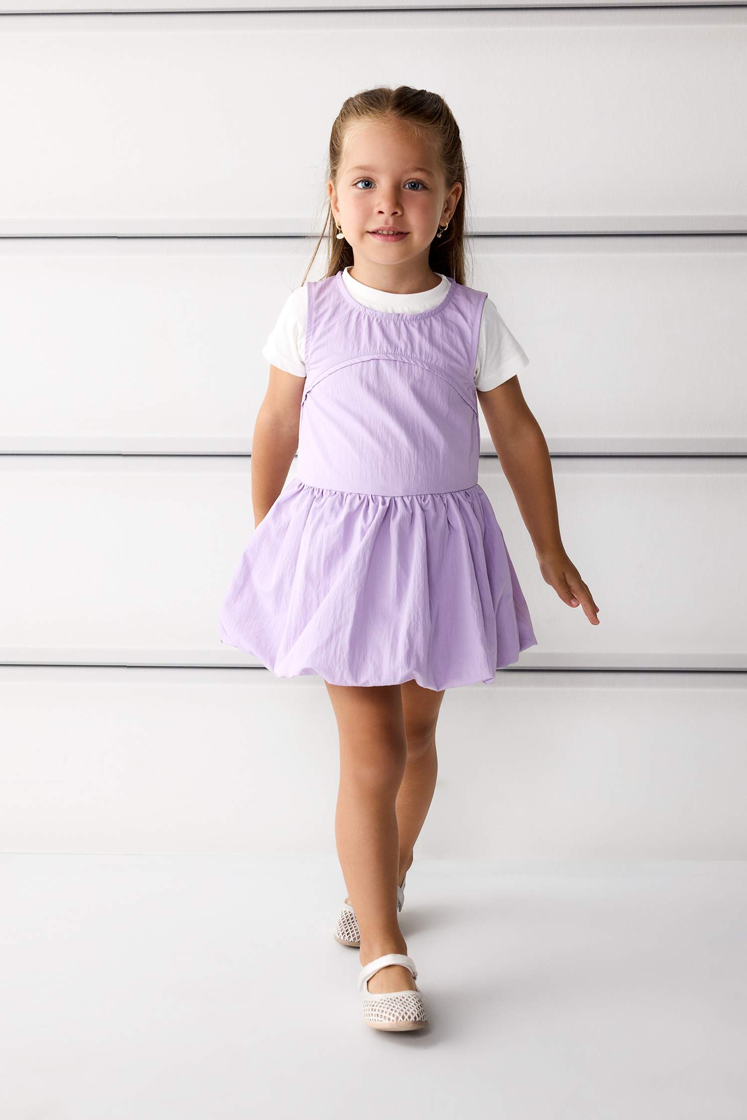 سيت بيبي بناتي فستان وبلوزة - قطعتين