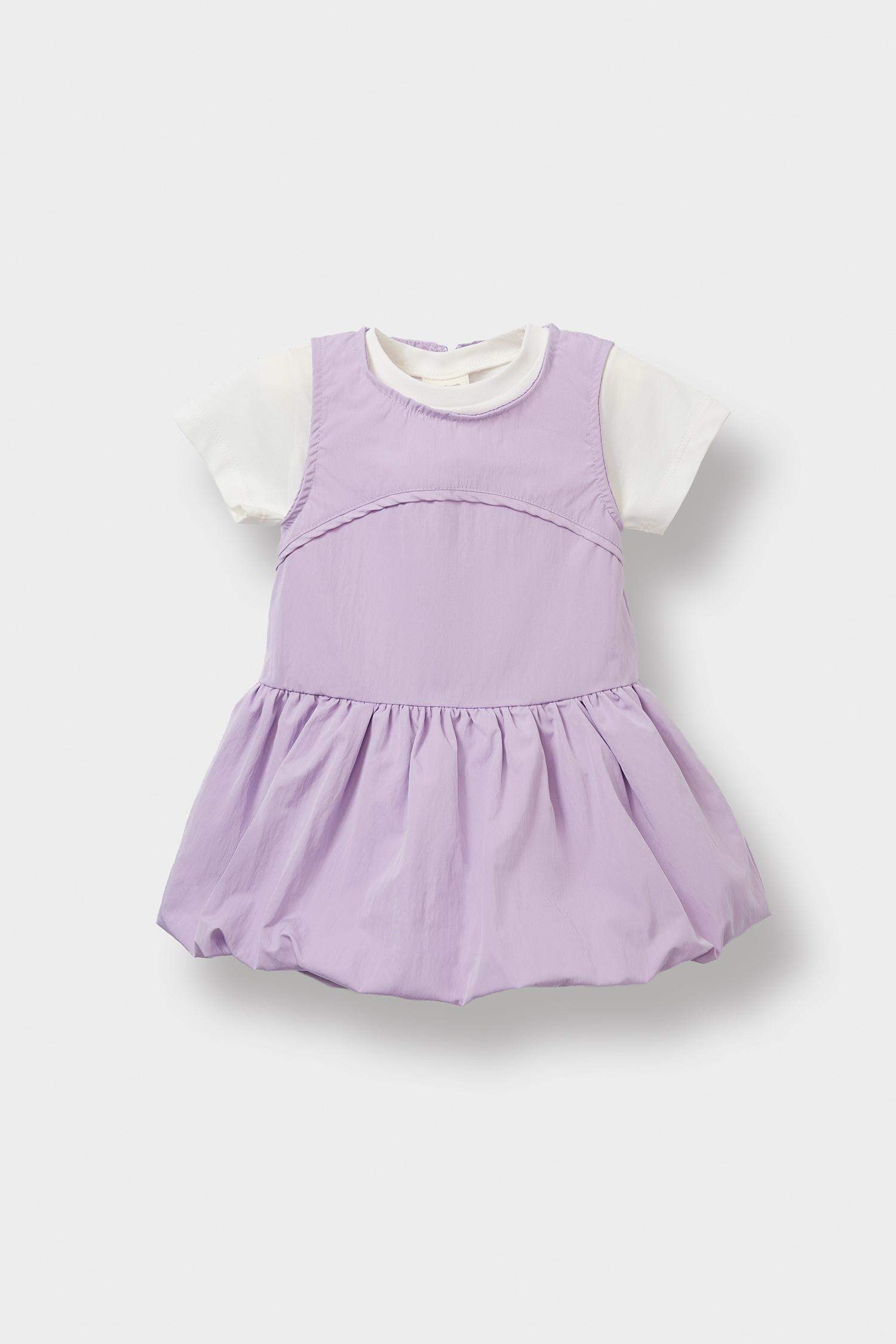 سيت بيبي بناتي فستان وبلوزة - قطعتين