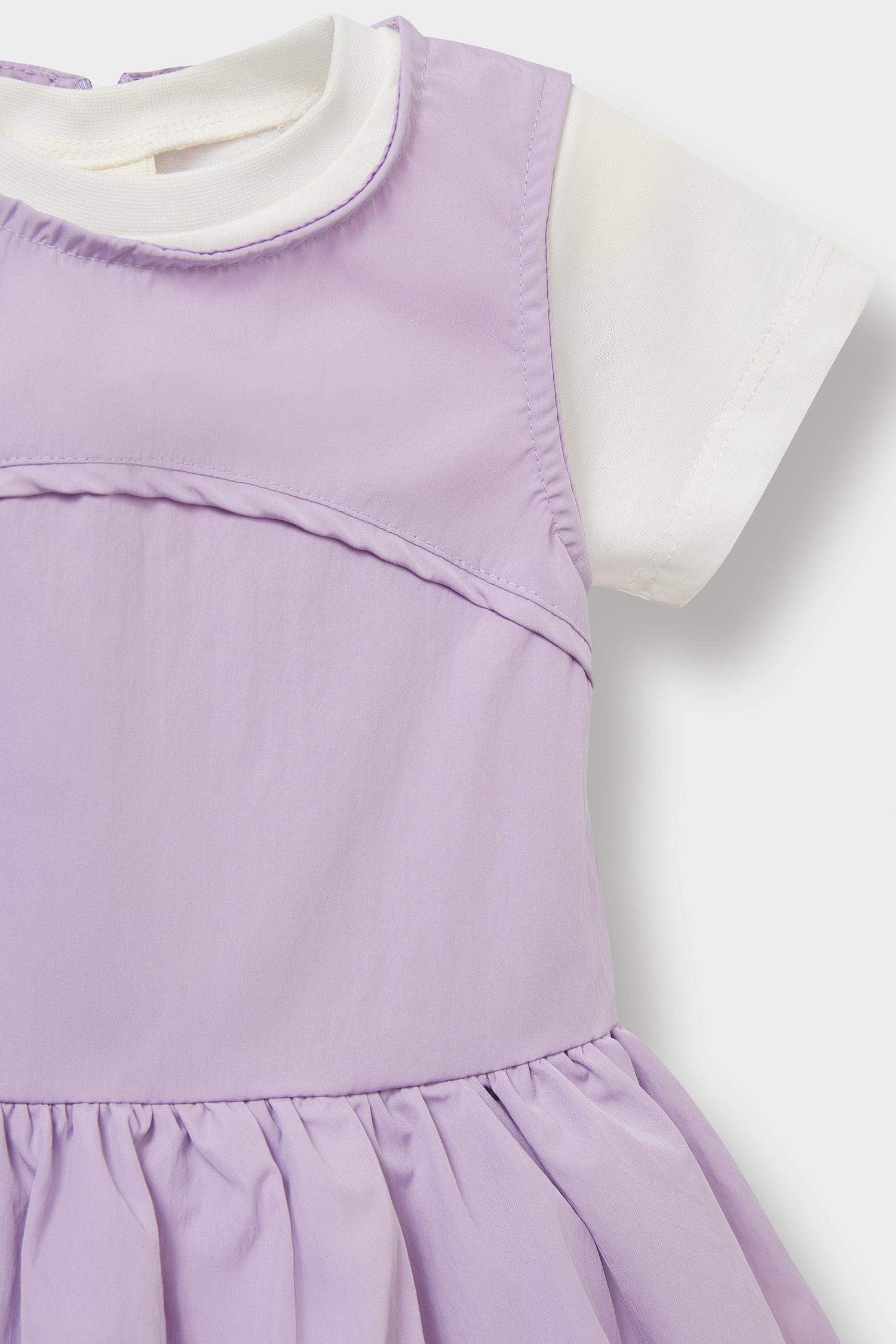 سيت بيبي بناتي فستان وبلوزة - قطعتين