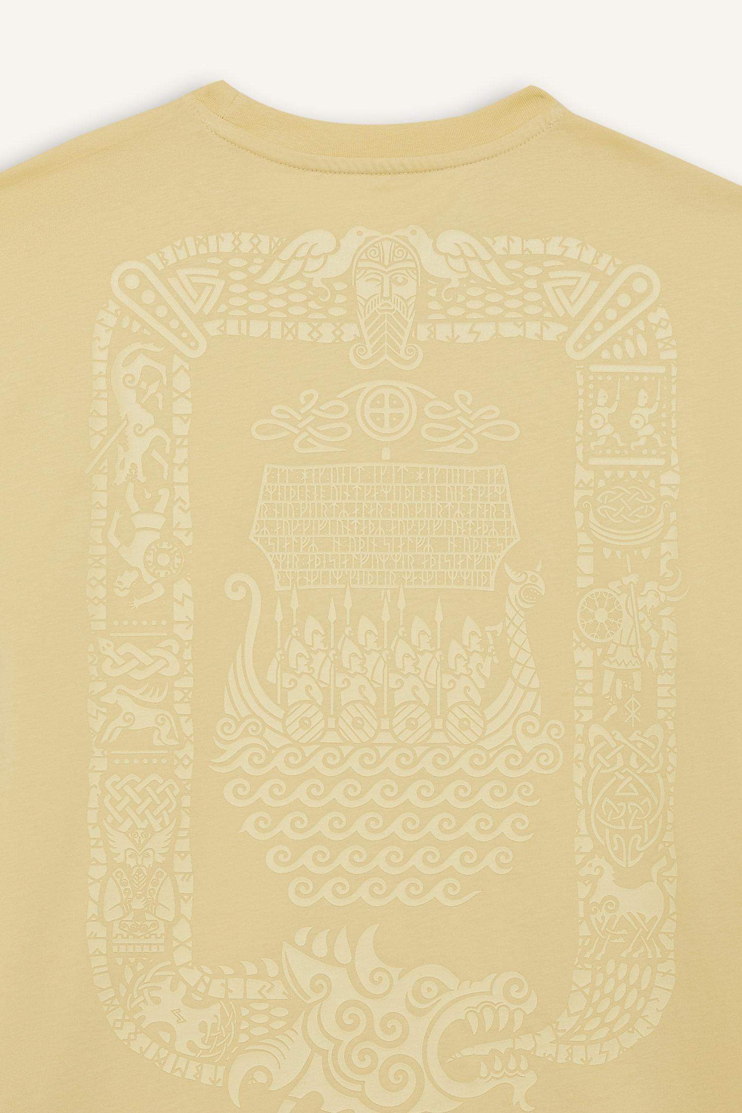 Cotton Boxy Fit Relaxed Fit Crew Neck Printed T-Shirt