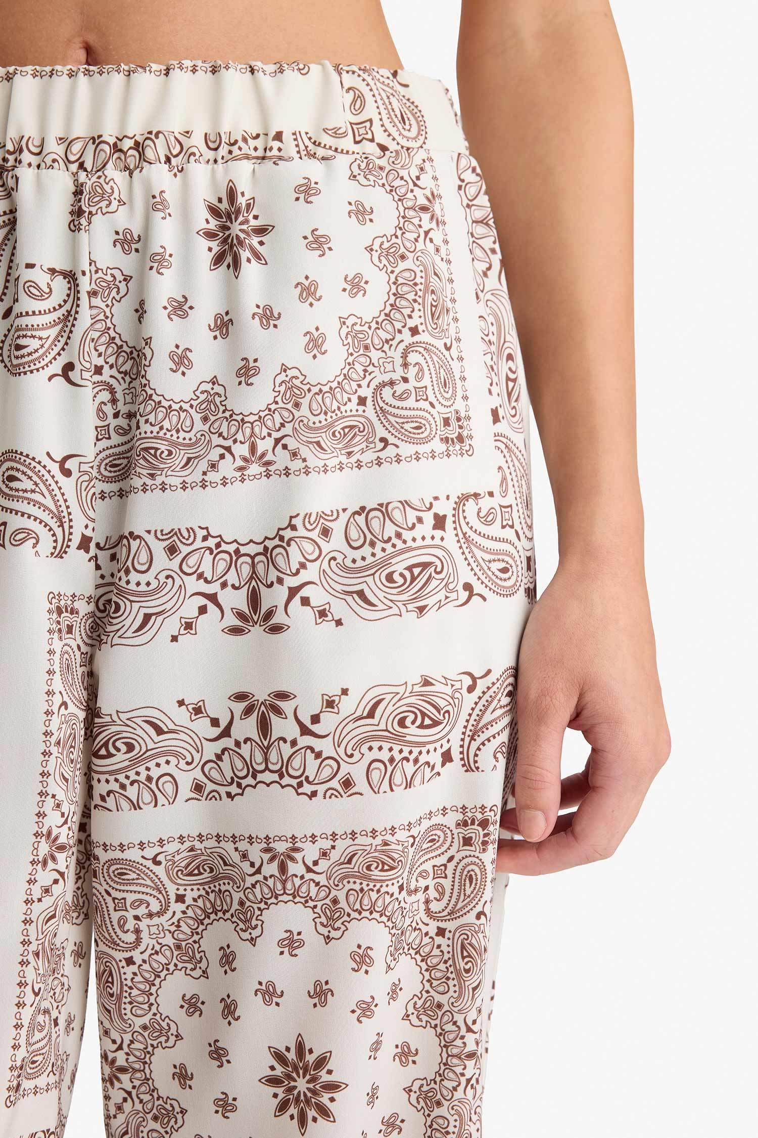 Fall in Love Regular Fit Shawl Patterned Beach Wear