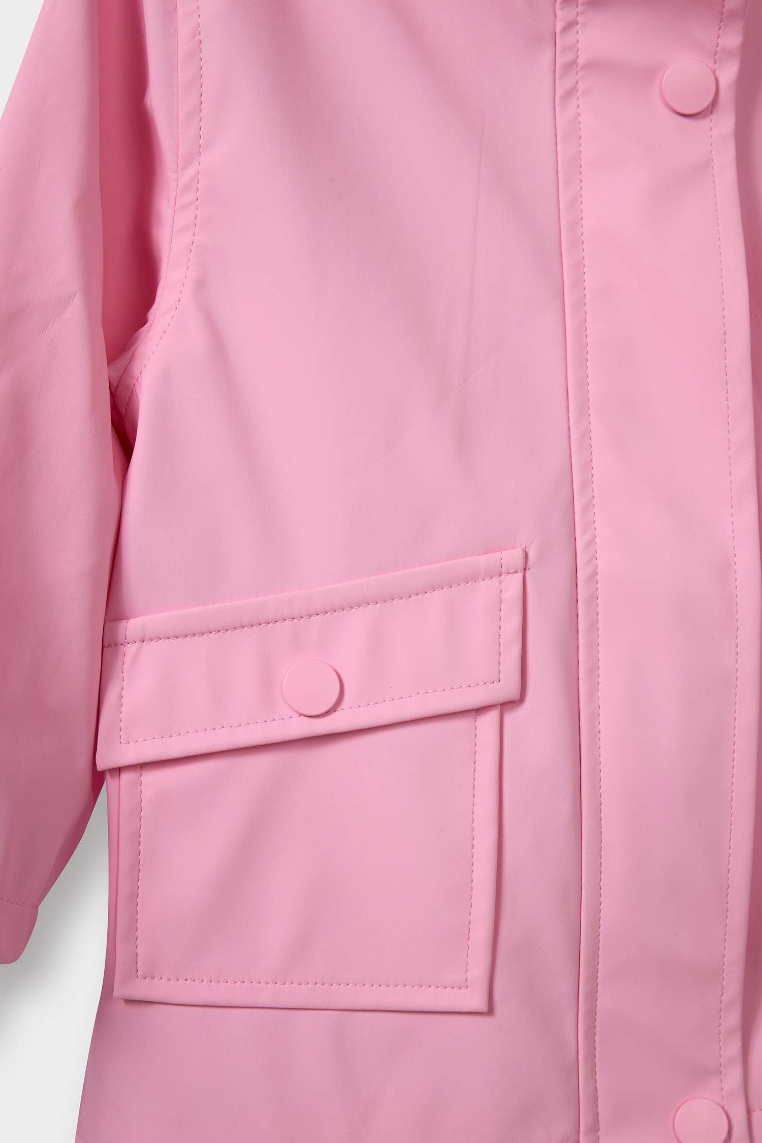 Kız Bebek Su Geçirmez Kapüşonlu Mont