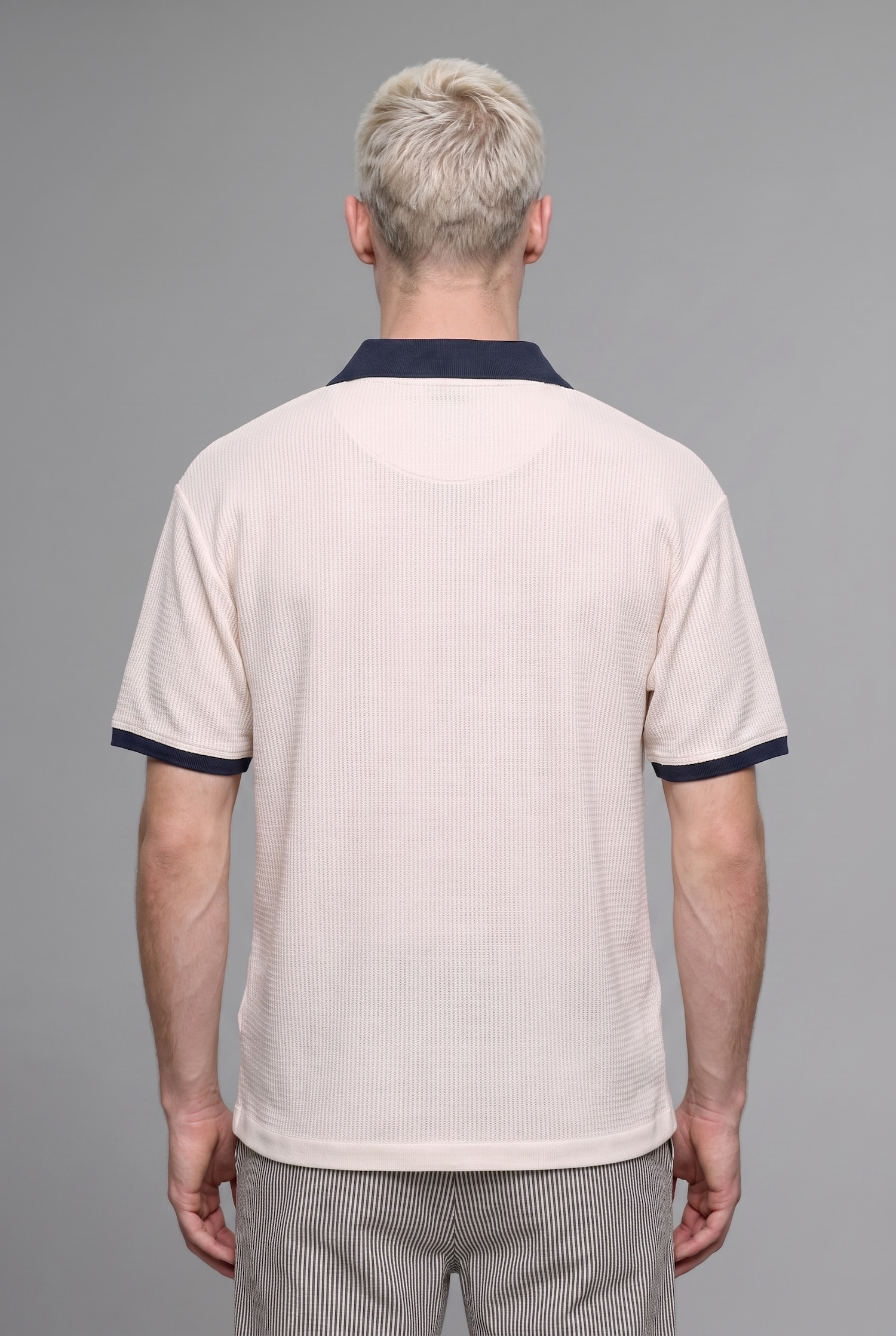 DeFacto Boxy Fit Baskılı Polo Tişört görsel 3