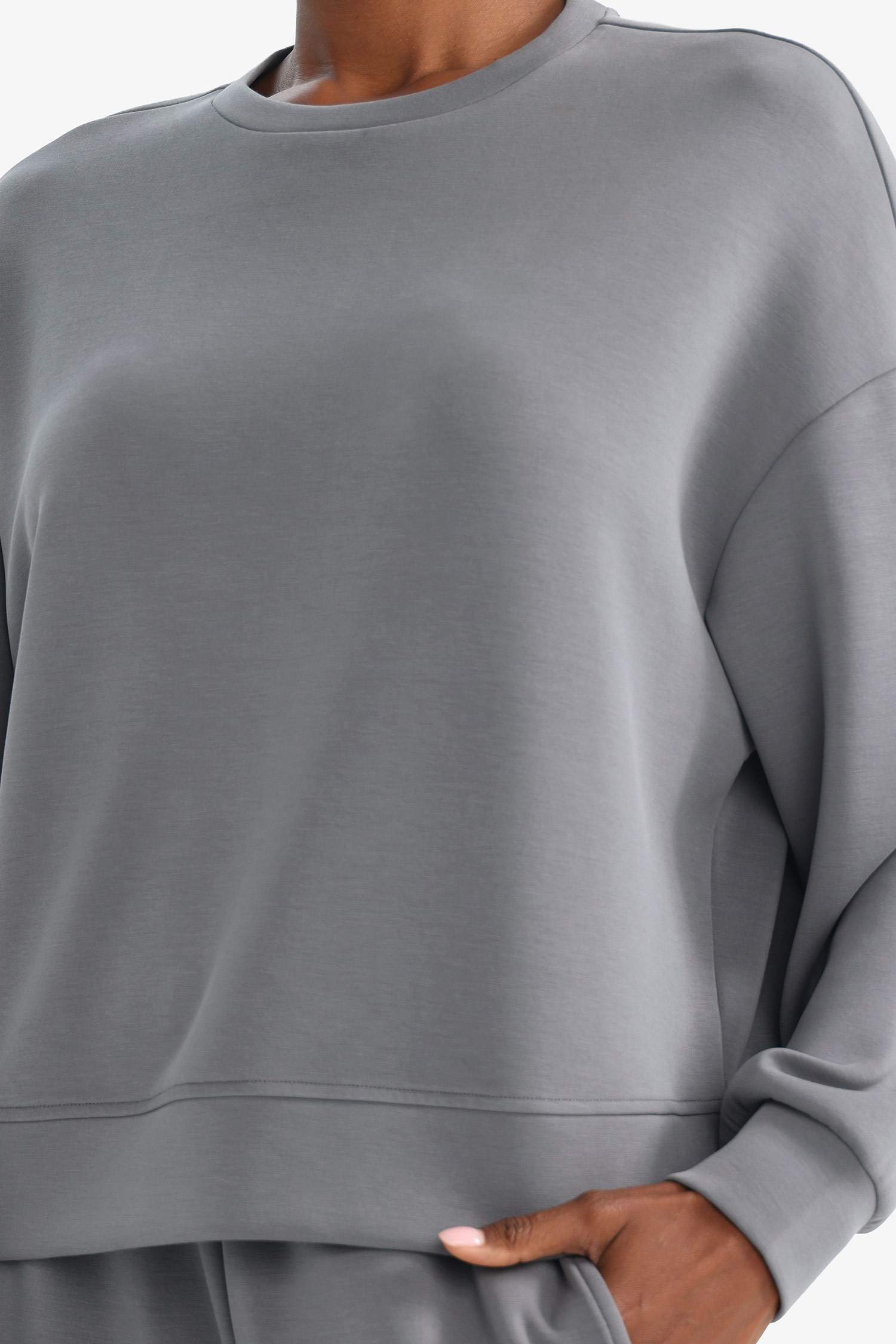 Crew Neck Modal Sports Sweatshirt