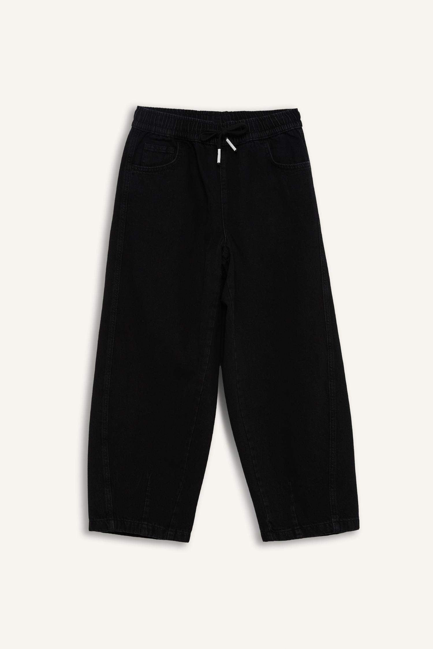 سروال جينز وايد ليج