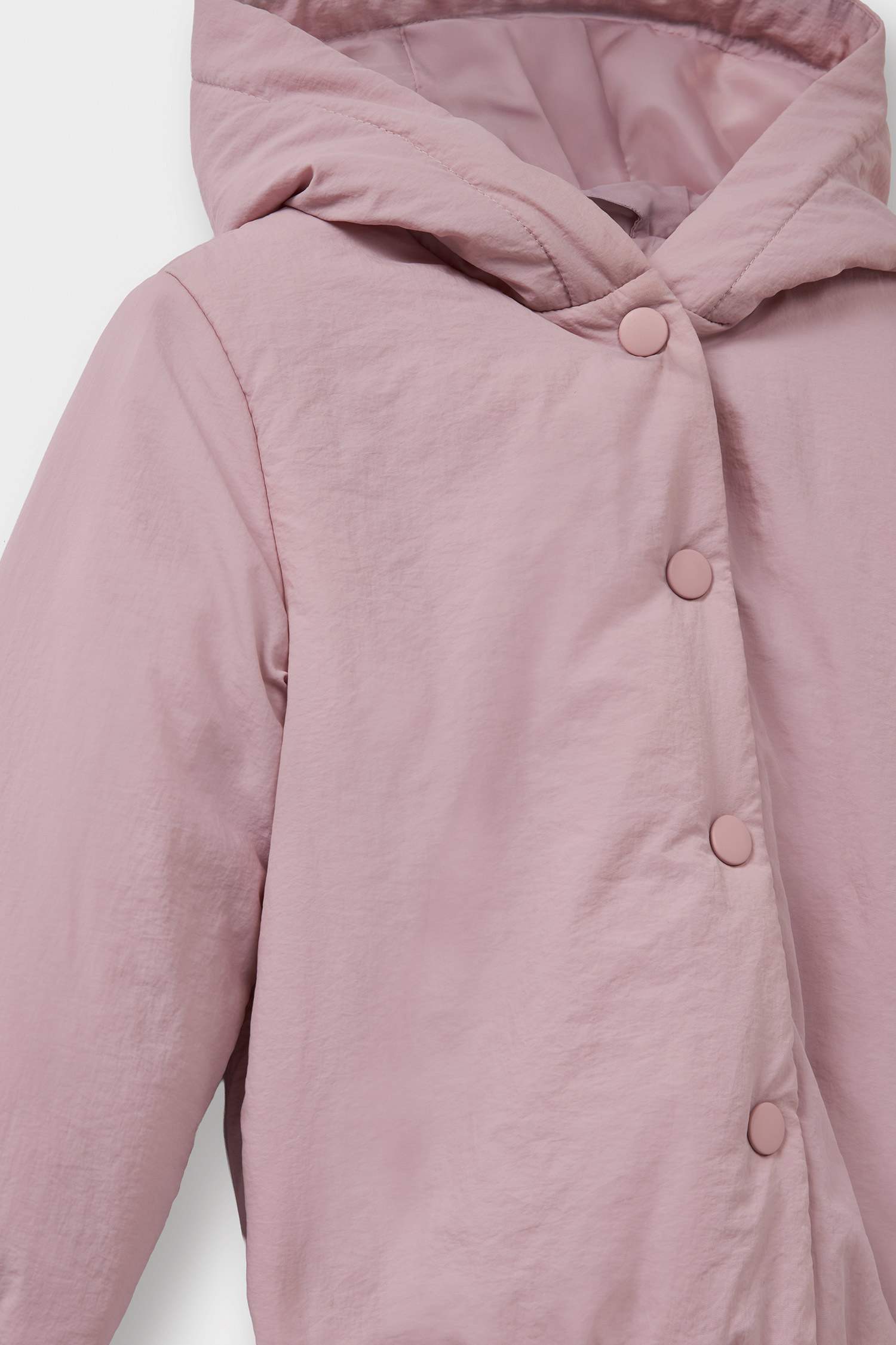 Kız Bebek Su Geçirmez Kapüşonlu Mont