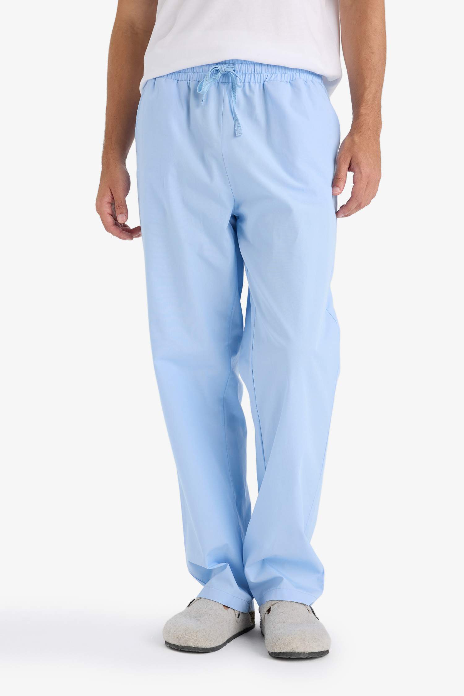 2 Piece Striped Poplin Pajama Pants