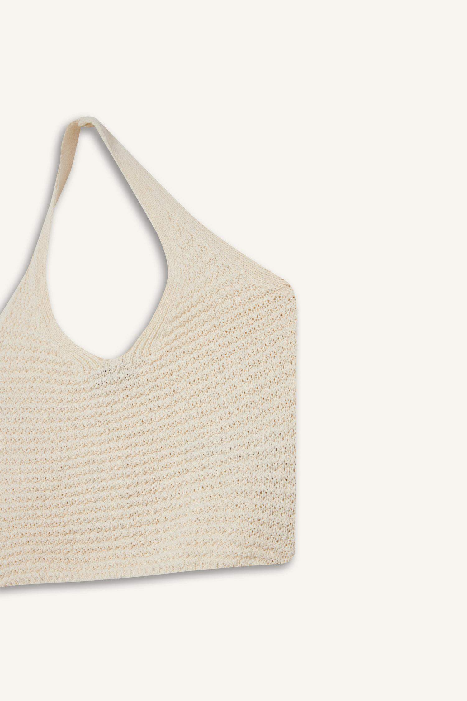 Slim Fit Dar Kesim Halter Yaka Triko Atlet