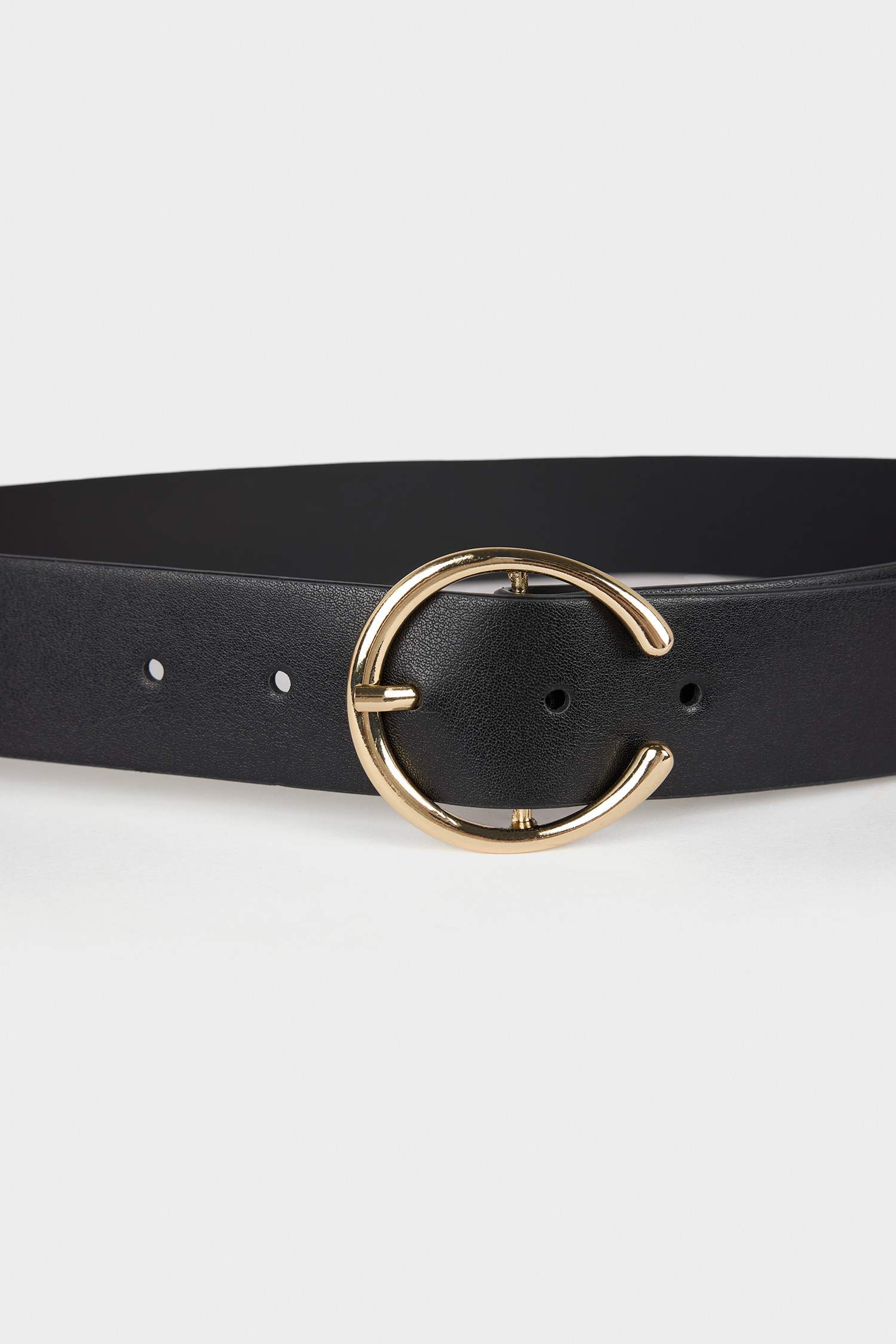 Kadın Büyük Toka Suni Deri Jean Kemeri