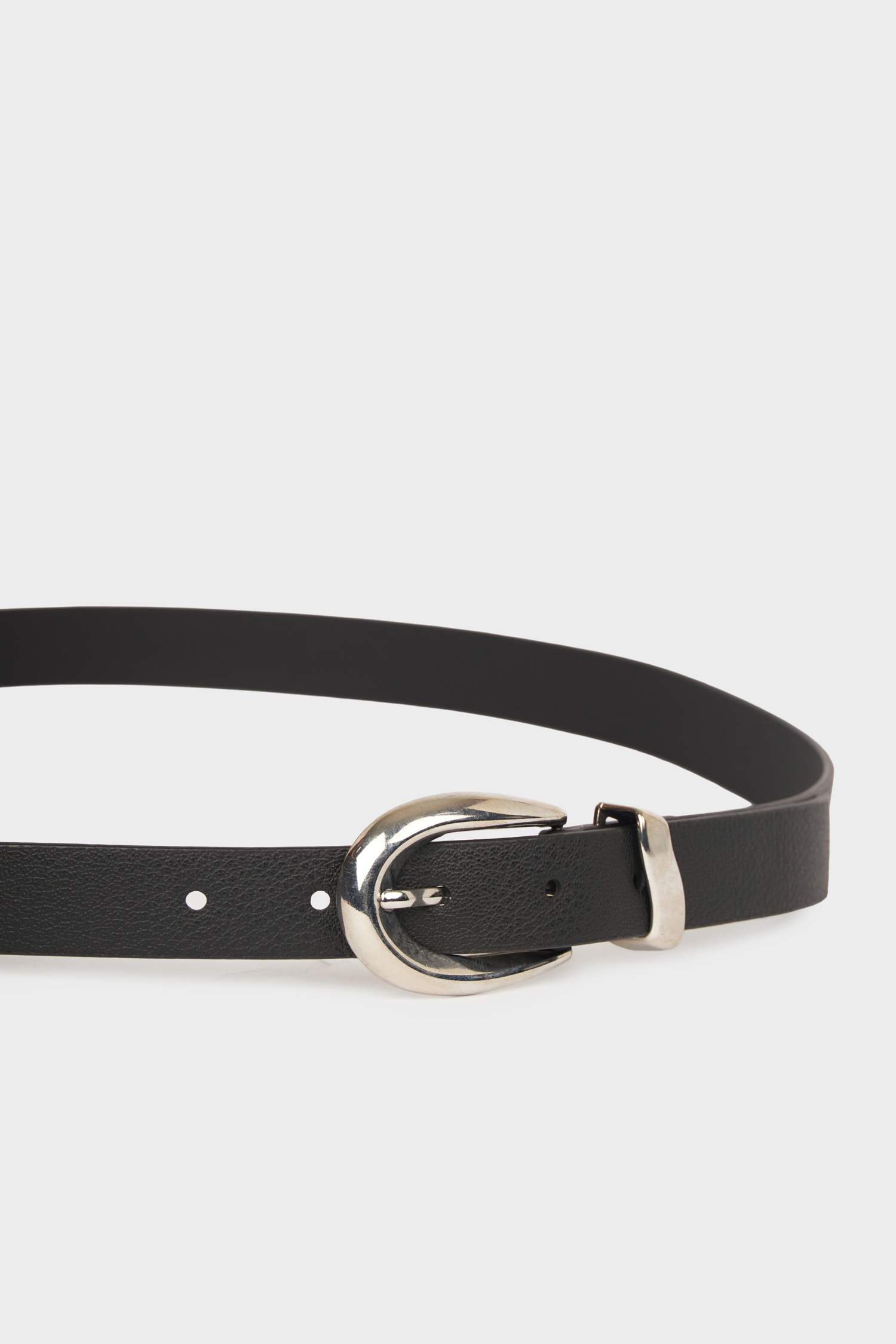 Kadın Suni Deri Jean Kemeri