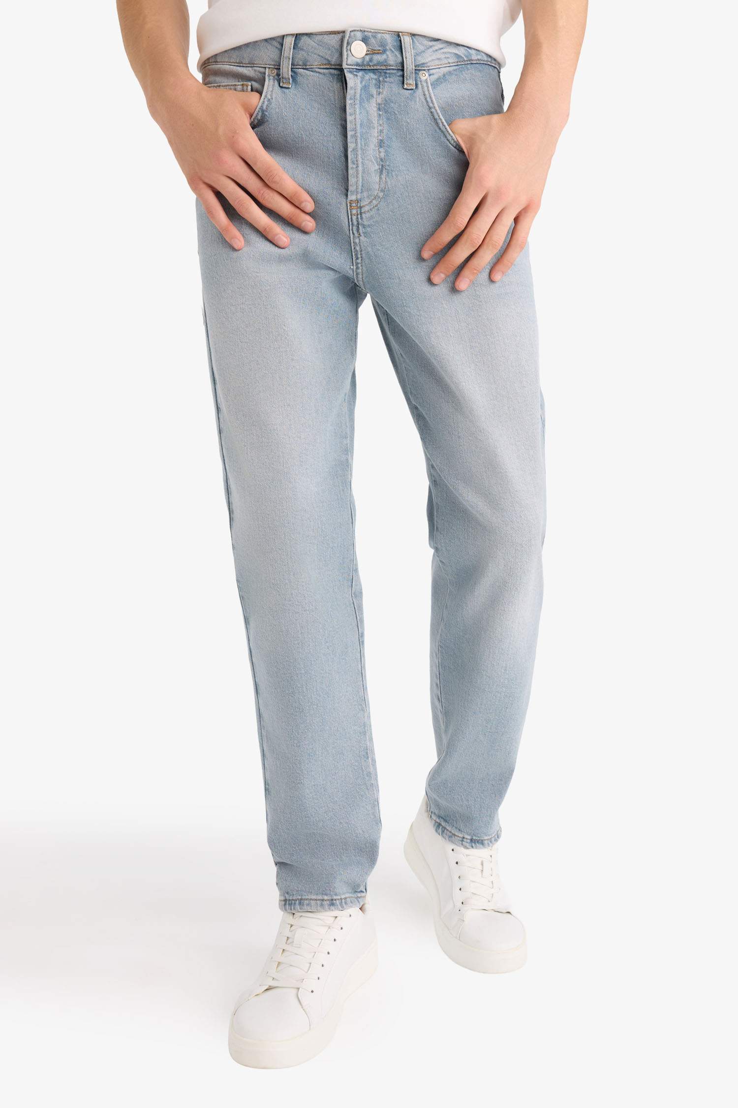 Super Skinny Hem Denim Trousers