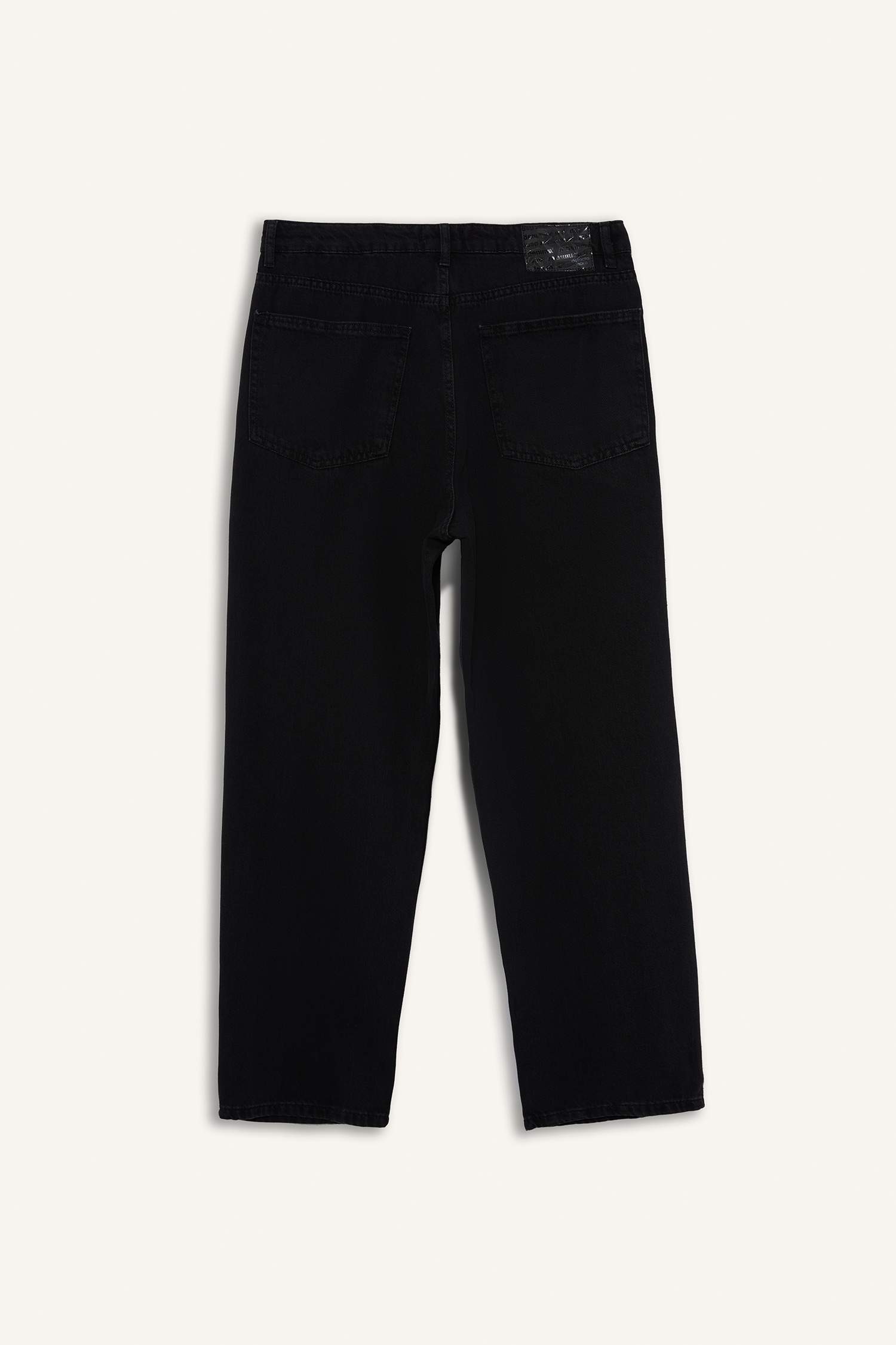 سروال جينز باجي وايد ليج برجل واسع